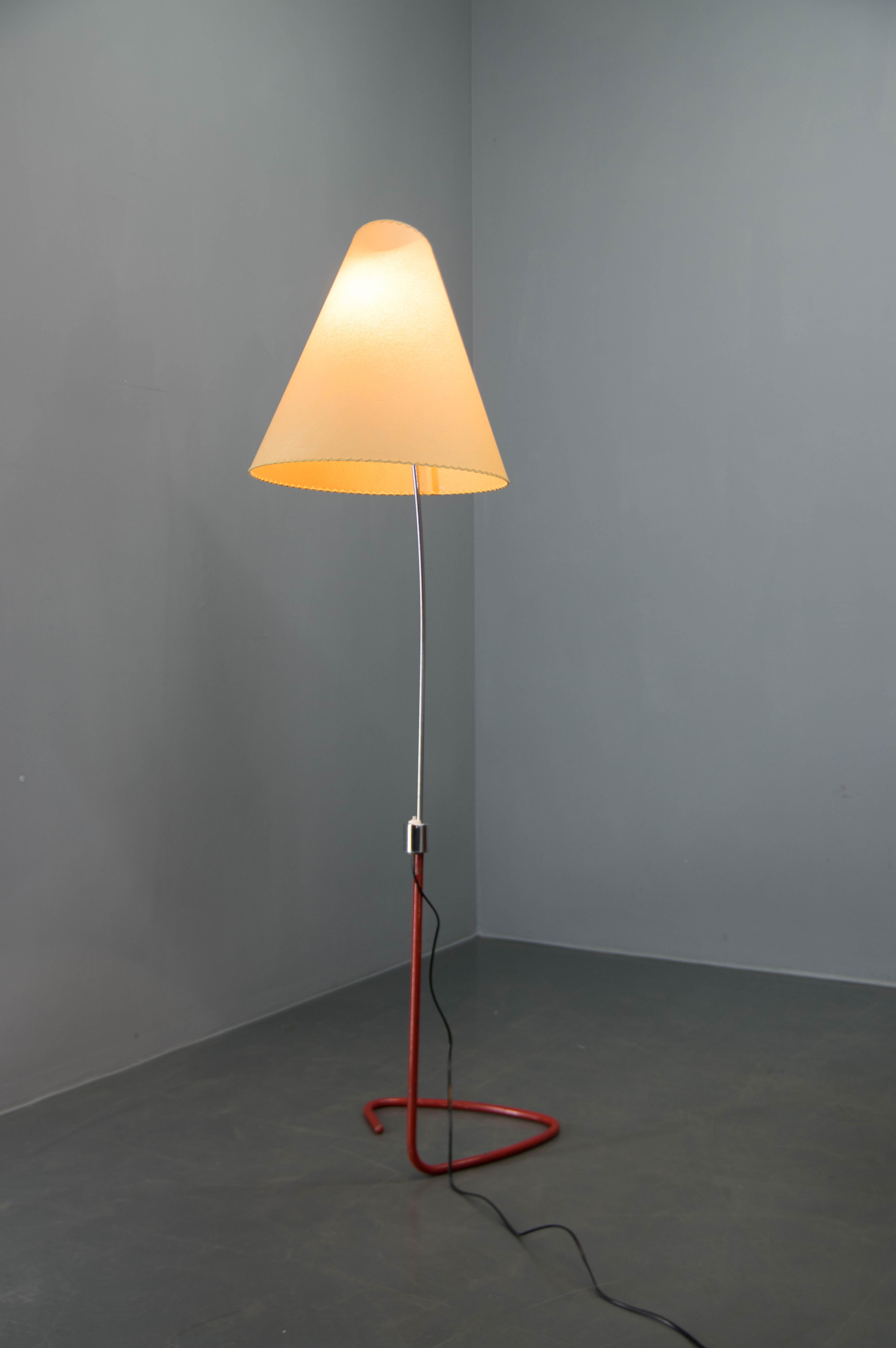 Rare Floor Lamp by Josef Hurka, 1960s In Good Condition For Sale In Praha, CZ