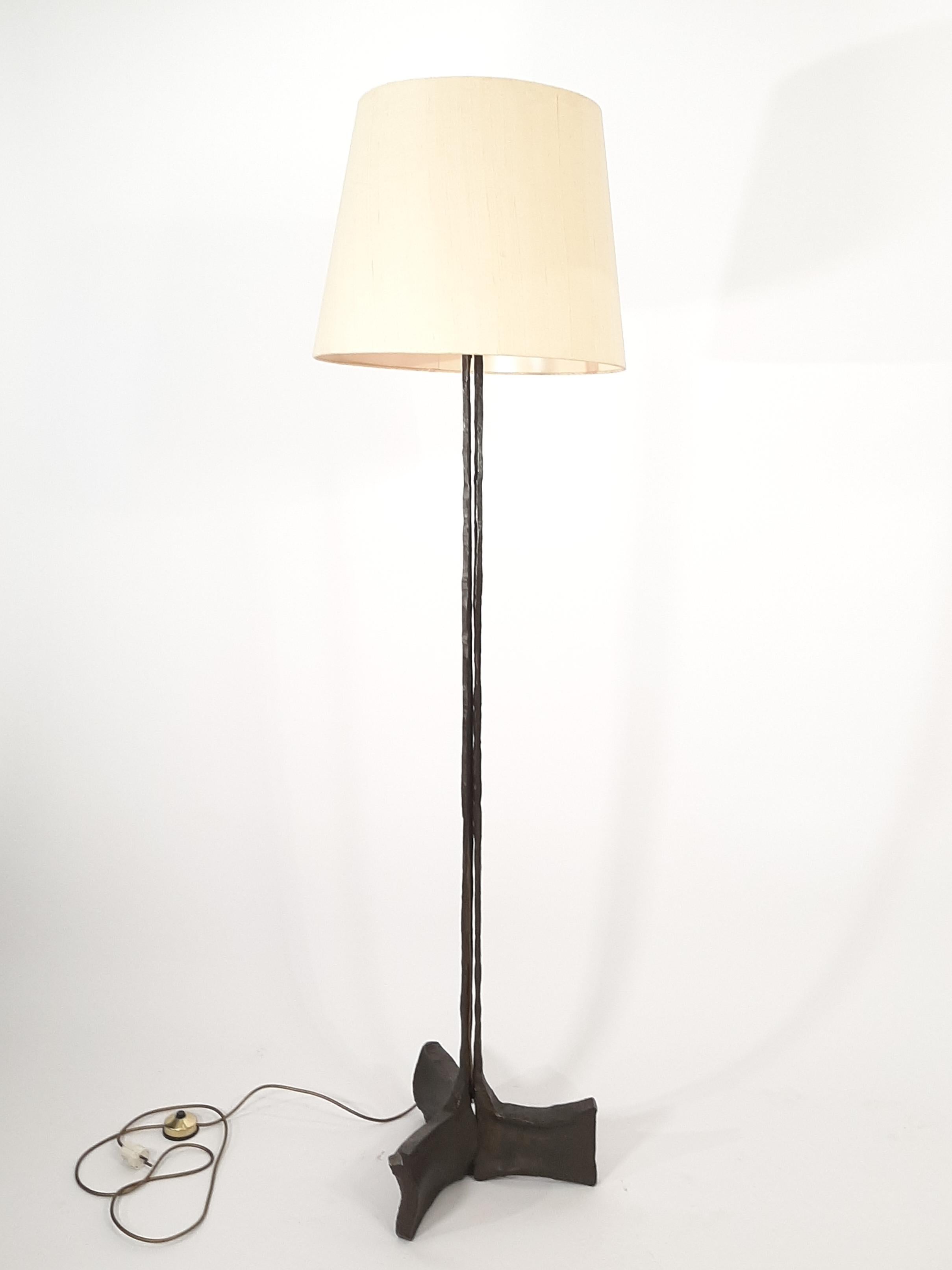 Mid-Century Modern Rare Floor Lamp by Lothar Klute For Sale