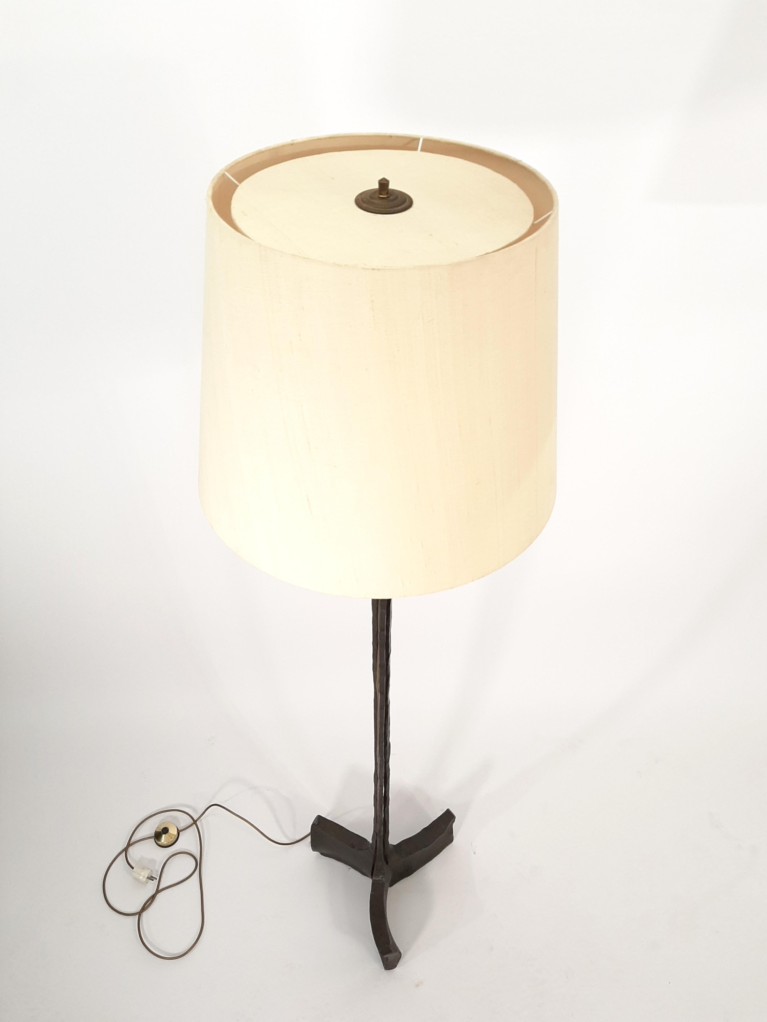 German Rare Floor Lamp by Lothar Klute For Sale