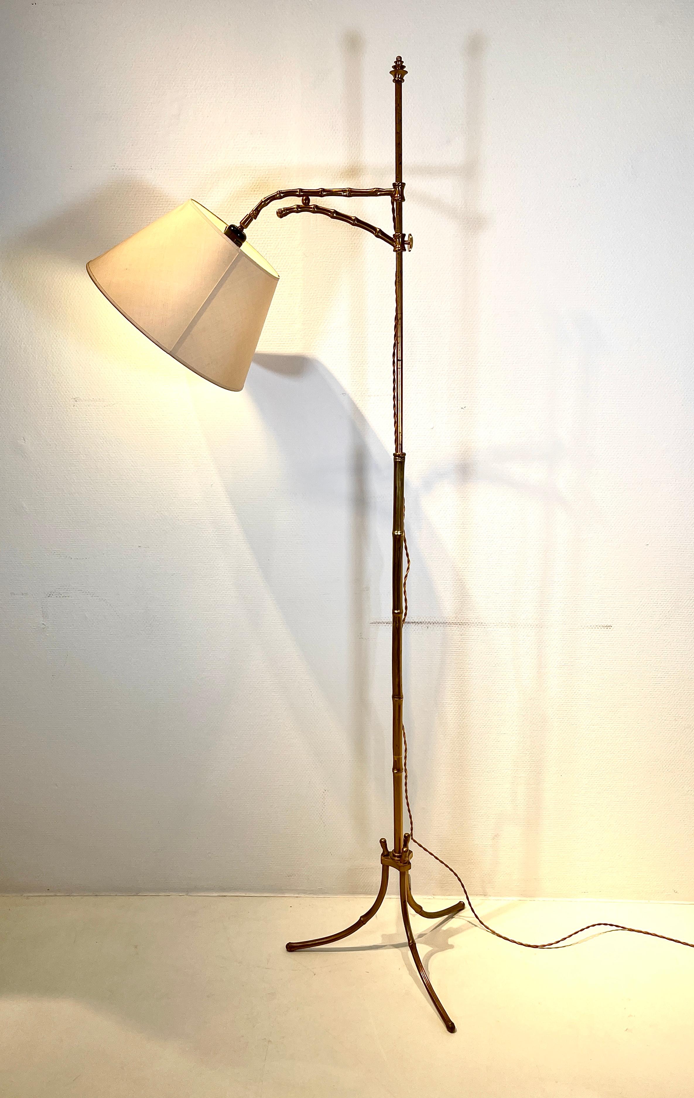 Bronze Rare Floor Lamp by Maison Bagues