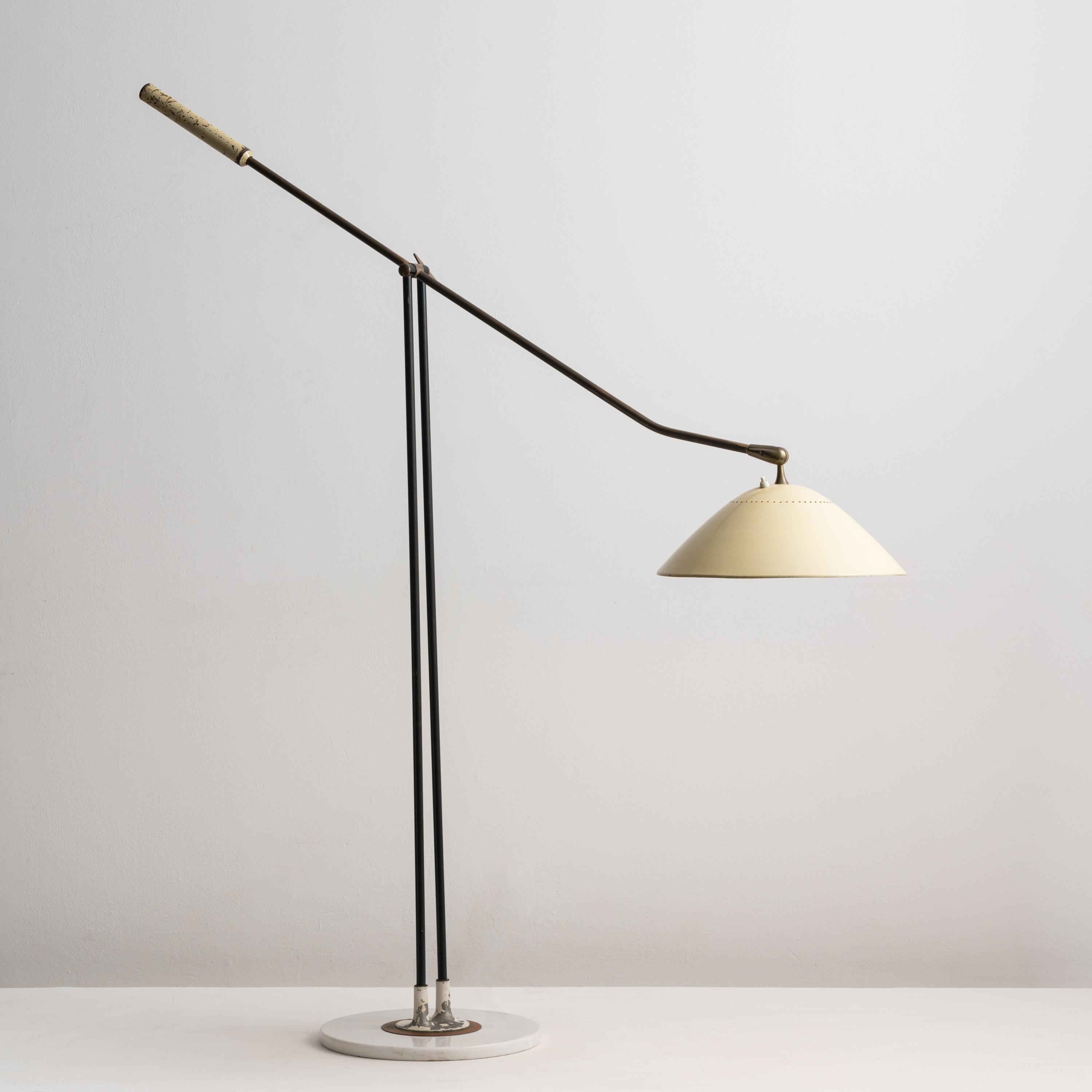 Mid-Century Modern Rare Floor Lamp by Stilnovo For Sale