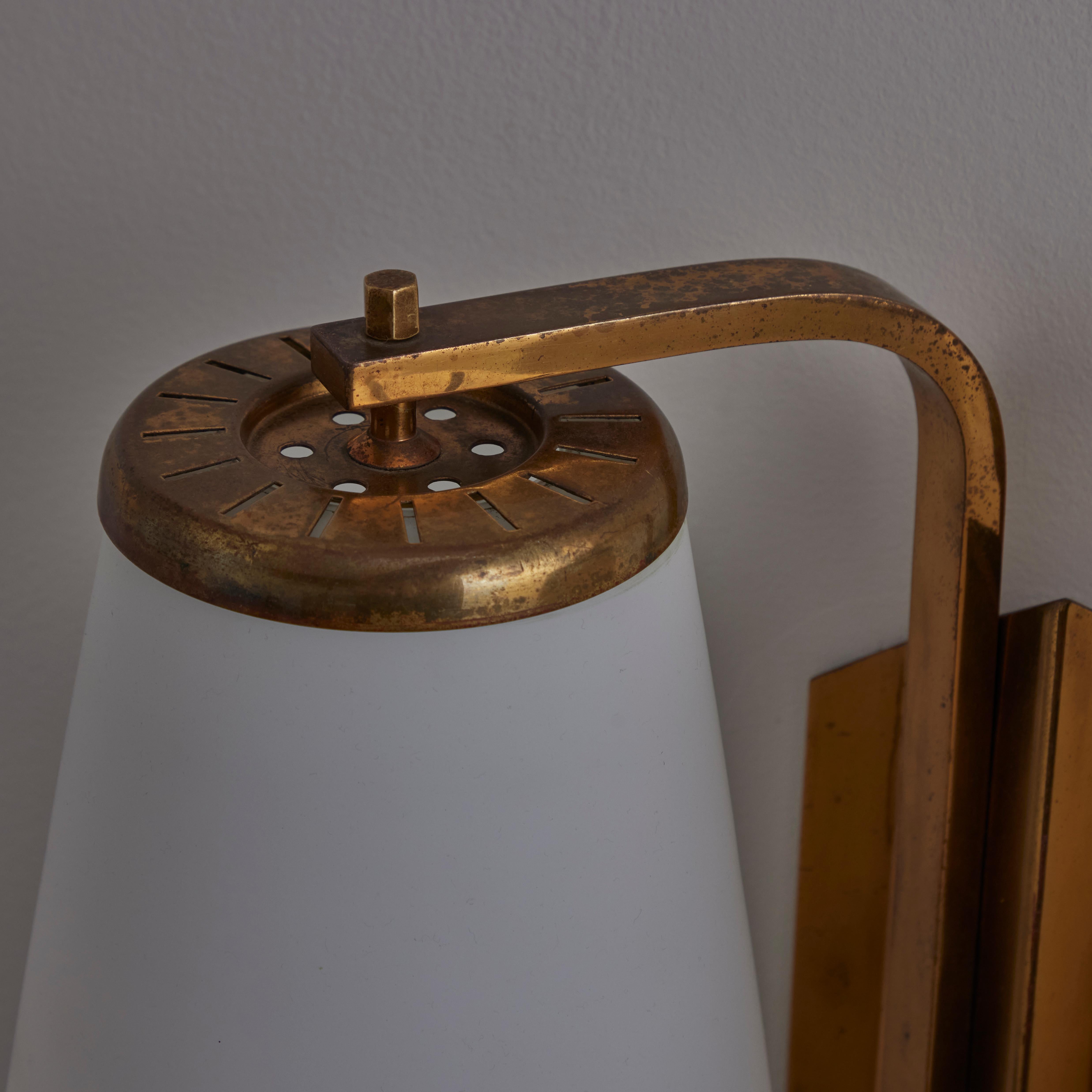 Brass Rare Floor Lamp by Stilnovo