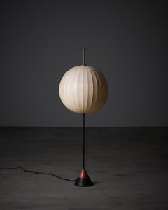 Rare floor lamp by unknown designer for MAE, Sweden, 1950s