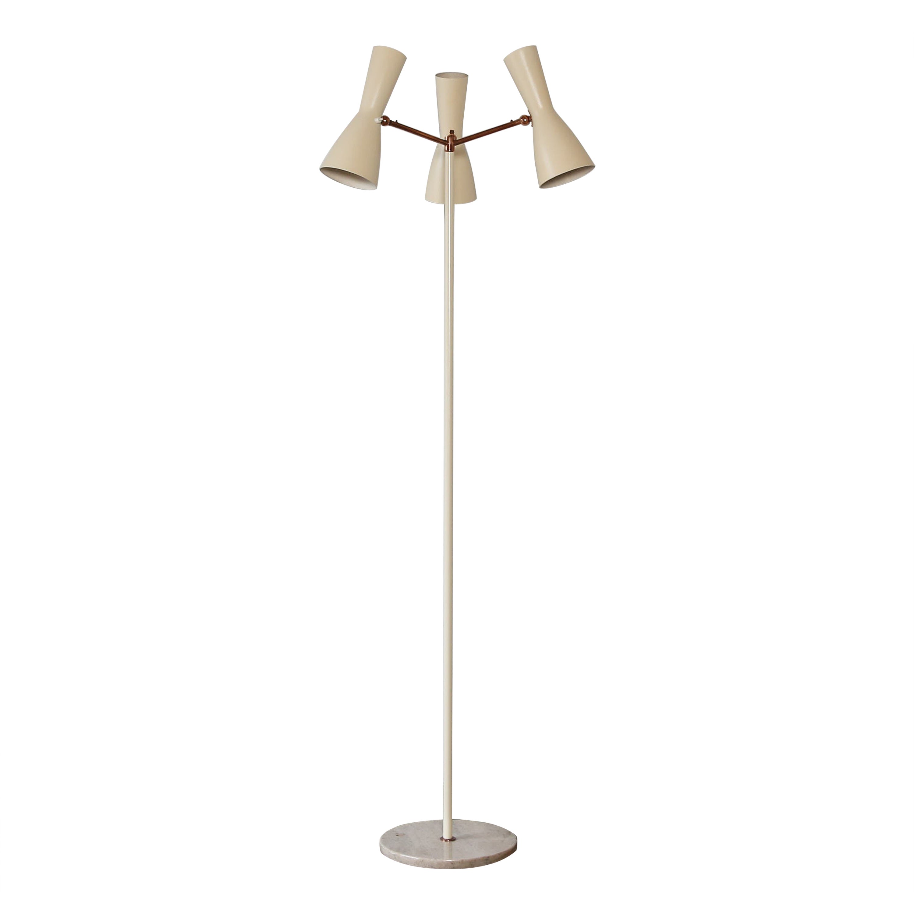 Rare Floor Lamp, Lumen, Italy, 1960s