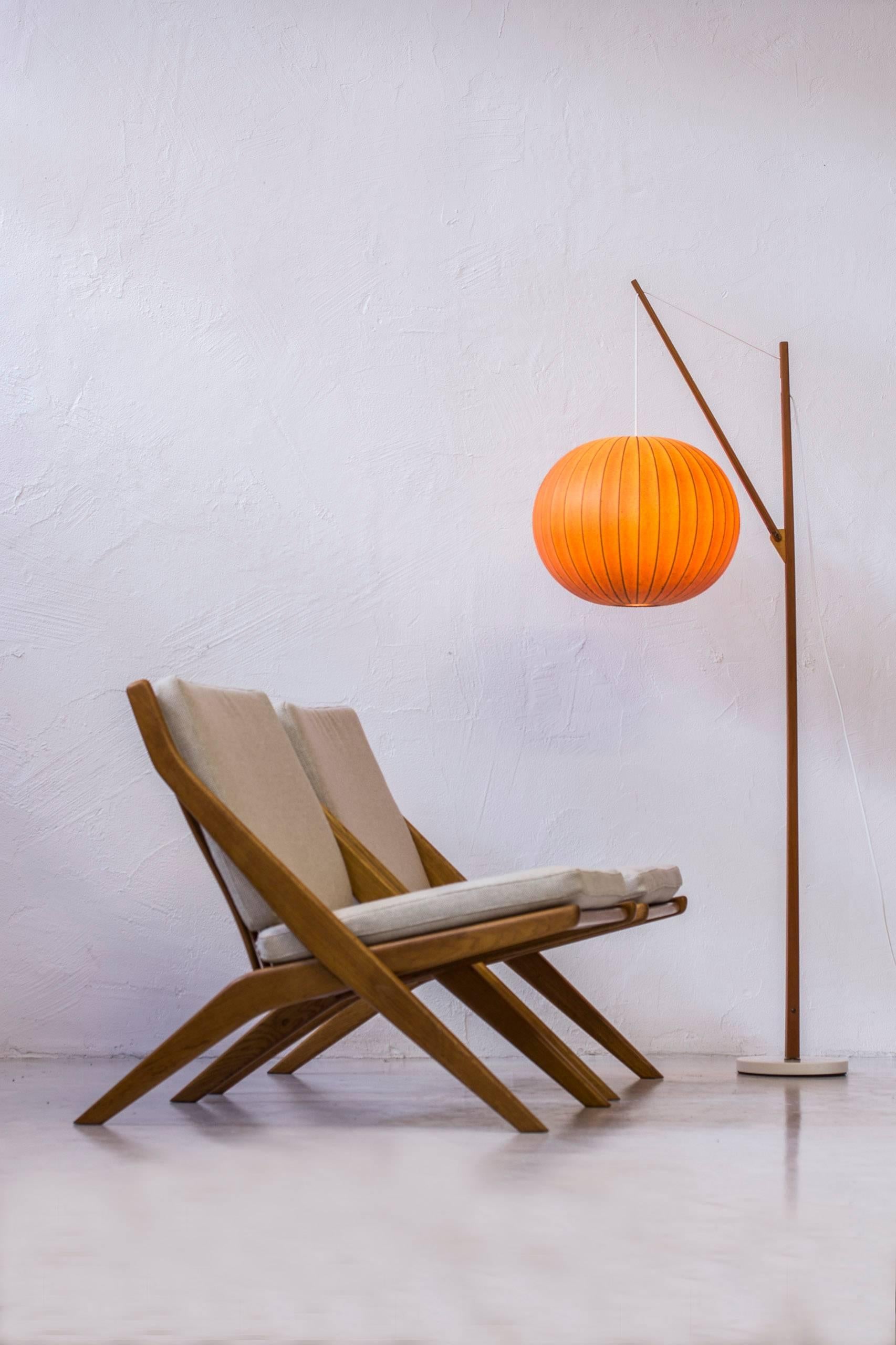 Rare Floor Lamp Model 572 by Hans Agne Jakobsson, Sweden, 1950s 4