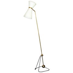 Rare Floor Lamp, Model of Pierre Guariche, 1970