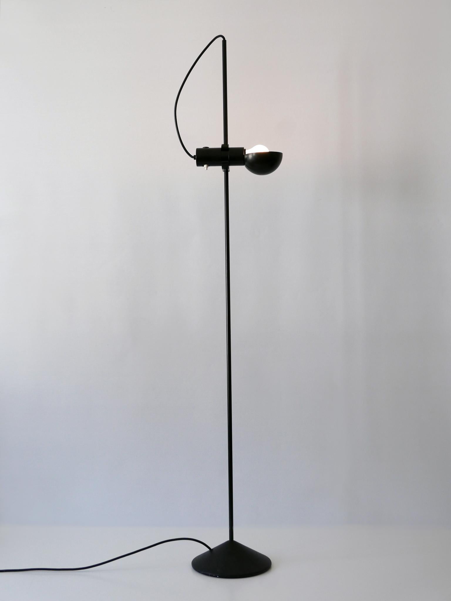 Rare Floor Lamp or Reading Light by Barbieri e Marianelli for Tronconi 1970s For Sale 3