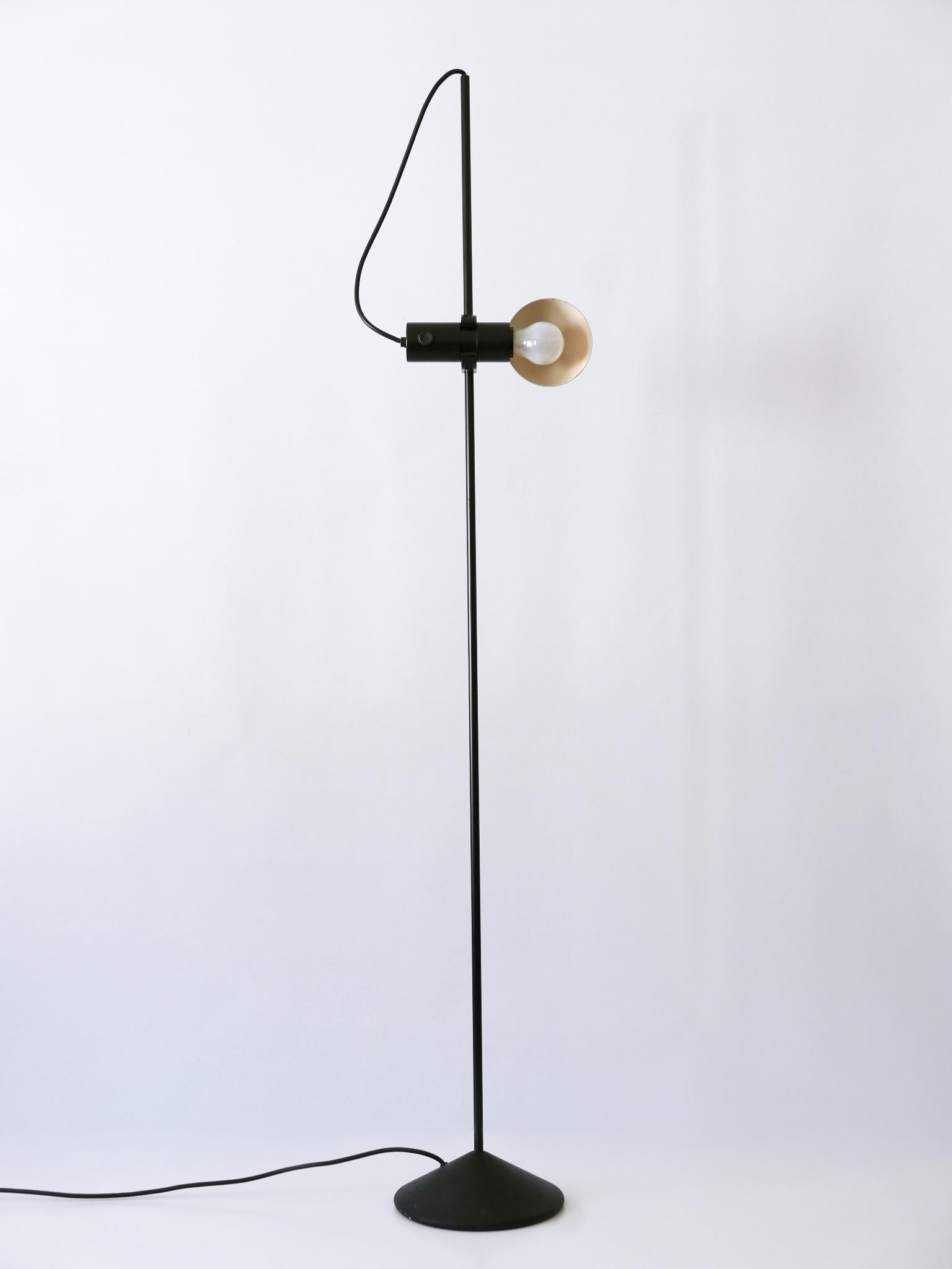 Rare Floor Lamp or Reading Light by Barbieri e Marianelli for Tronconi 1970s In Good Condition For Sale In Munich, DE