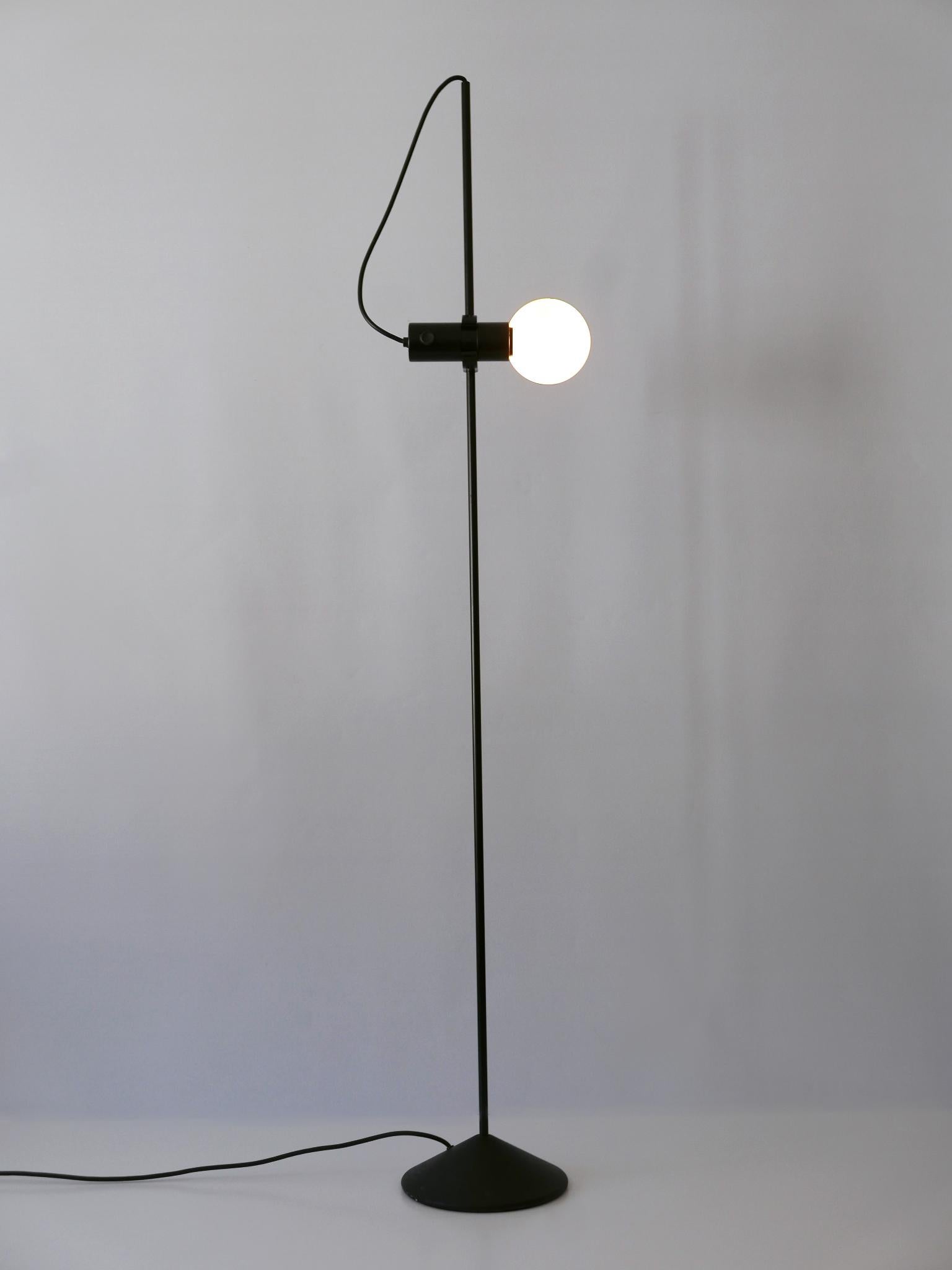 Late 20th Century Rare Floor Lamp or Reading Light by Barbieri e Marianelli for Tronconi 1970s For Sale