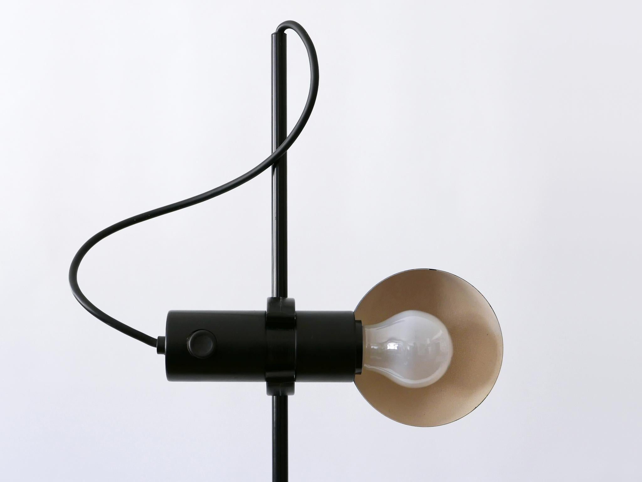 Metal Rare Floor Lamp or Reading Light by Barbieri e Marianelli for Tronconi 1970s For Sale