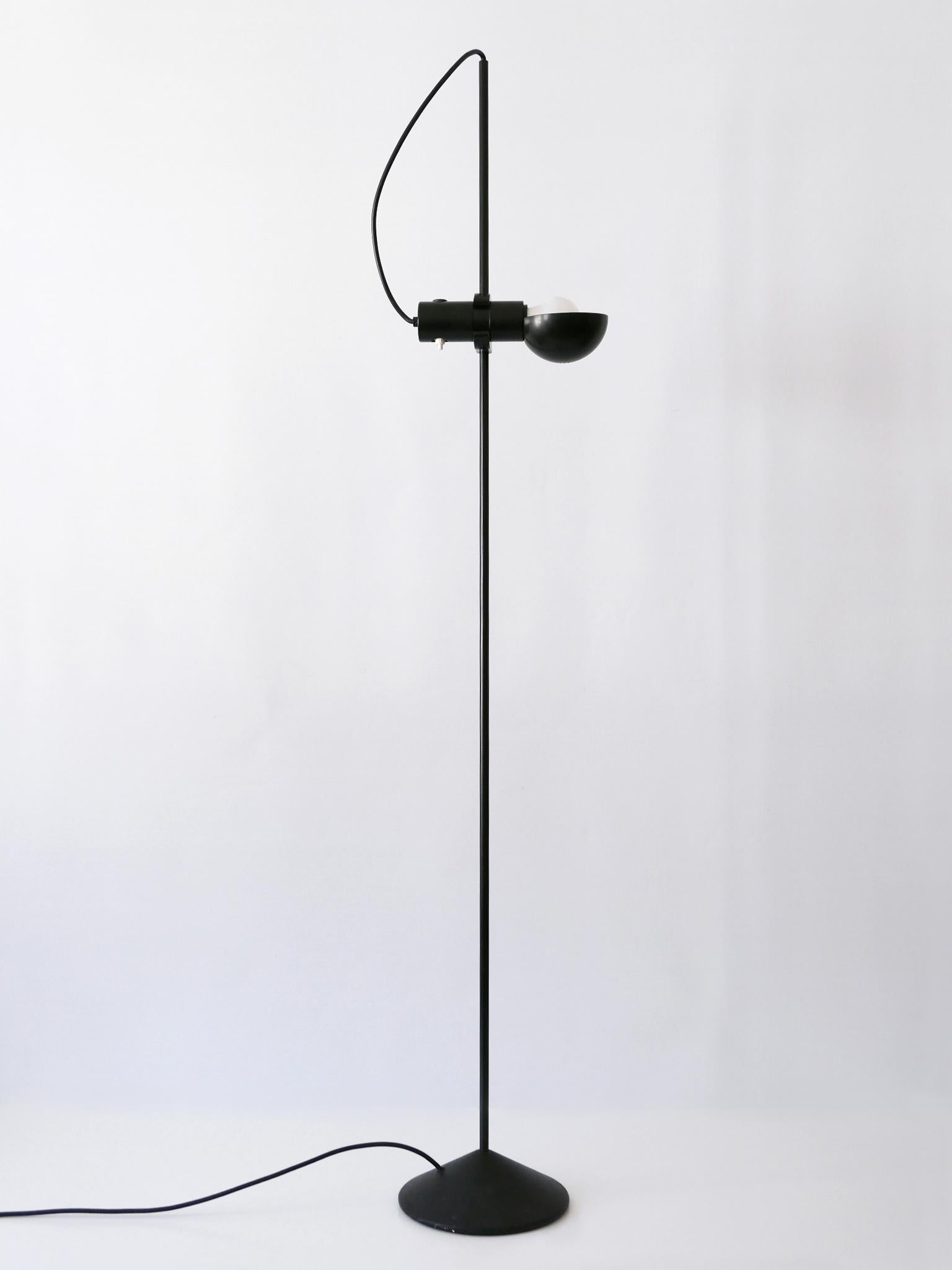 Rare Floor Lamp or Reading Light by Barbieri e Marianelli for Tronconi 1970s For Sale 2