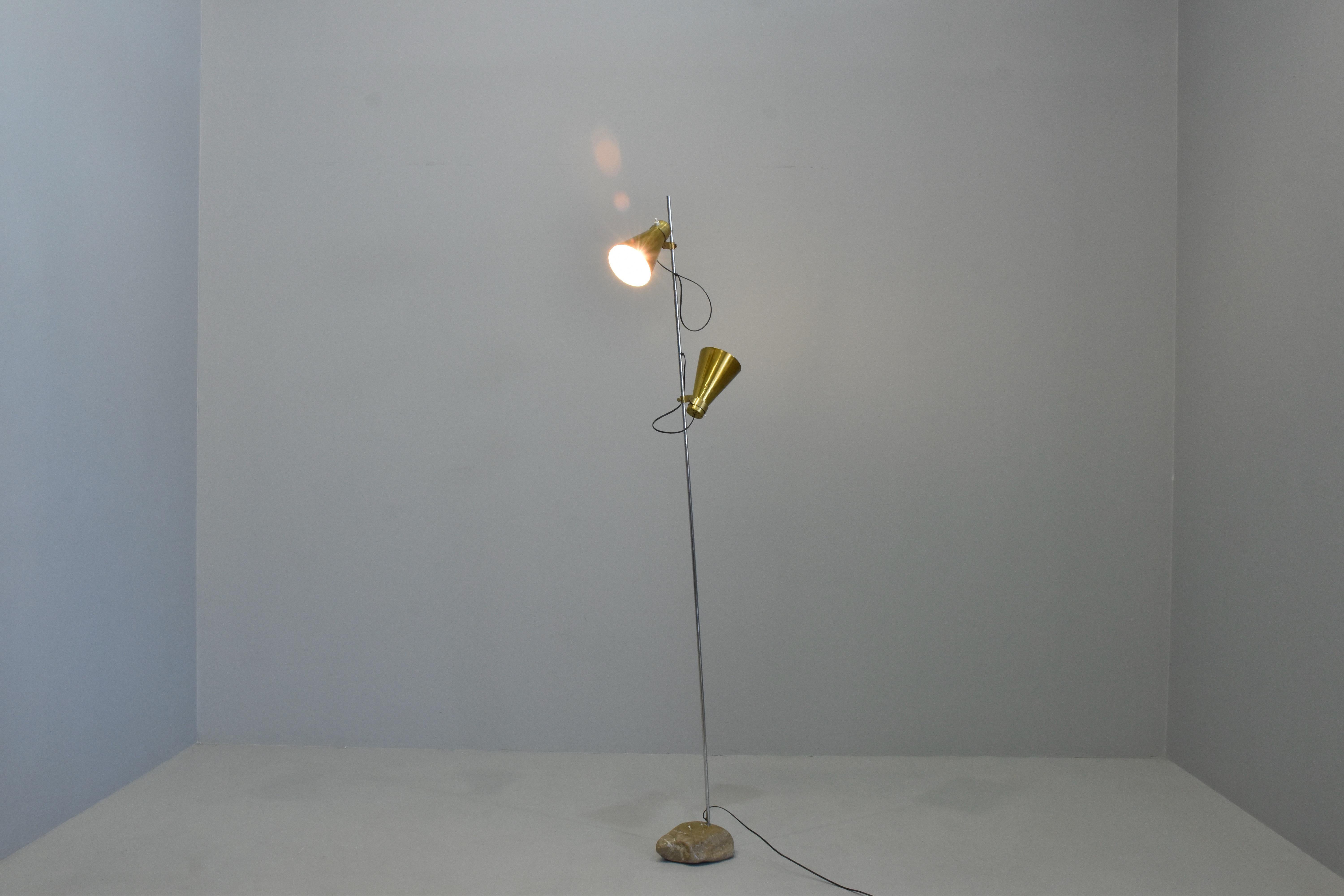 Rare Floor Lamp Sasso Luigi Caccia Dominioni Azucena 1
