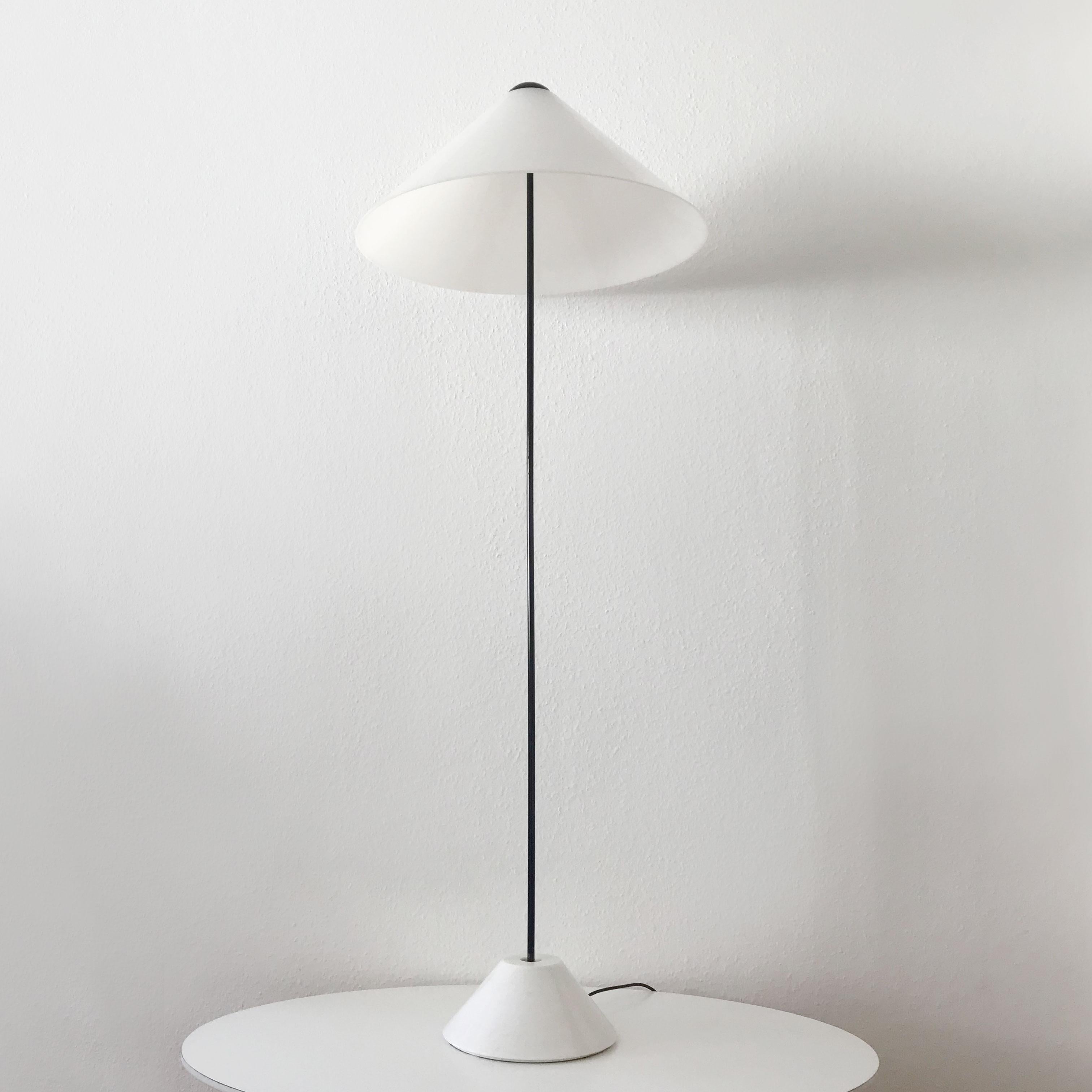 Mid-Century Modern Rare Floor Lamp Snow by Vico Magistretti for O-Luce, Italy, 1970s For Sale