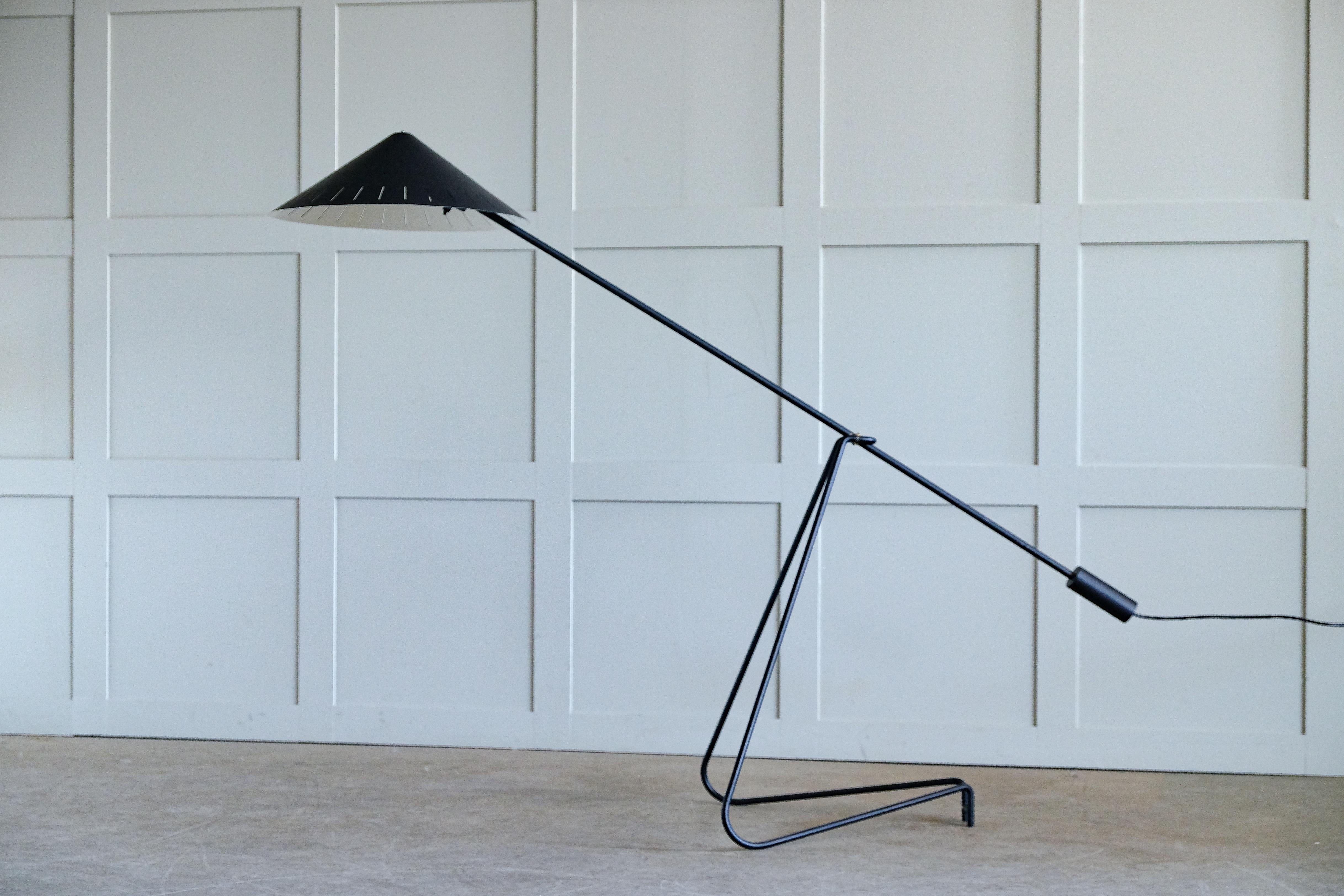 Rare floor lamp produced in Sweden, 1950s. 
Very good condition. 
 