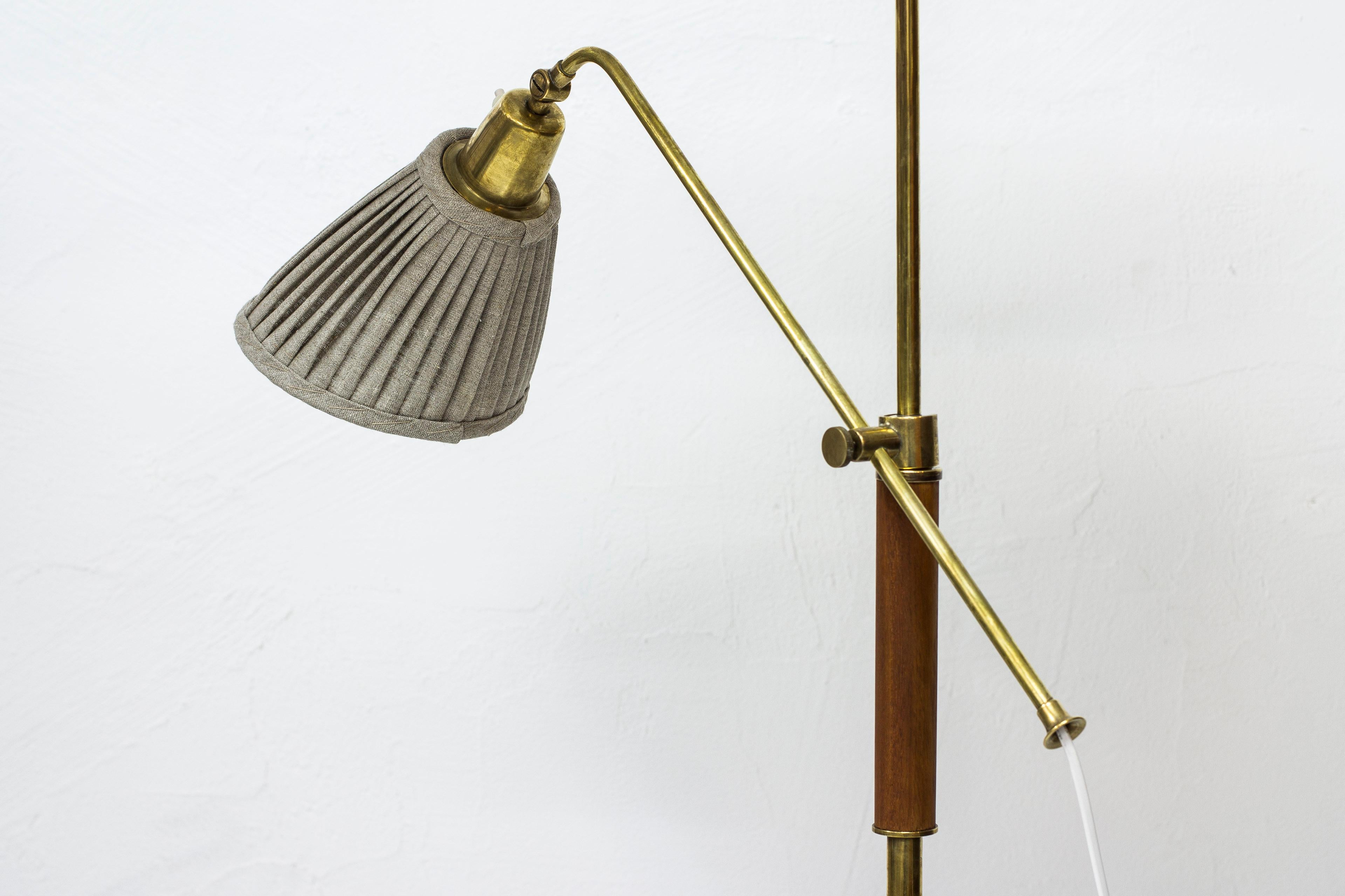 Scandinavian Modern Rare Floor Lamps by Bertil Brisborg for Nordiska Kompaniet, 1952