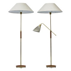 Rare Floor Lamps by Bertil Brisborg for Nordiska Kompaniet, 1952