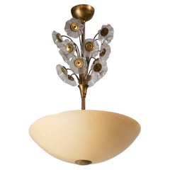 Rare Floral Chandelier, Lisa Johansson-Pape, 1940s