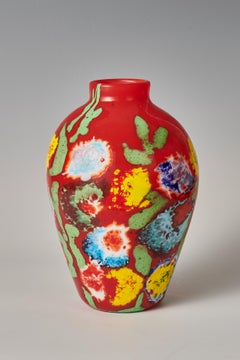 Rare „Floreali“ vase by Ercole Barovier Vetreria Artistica Barovier