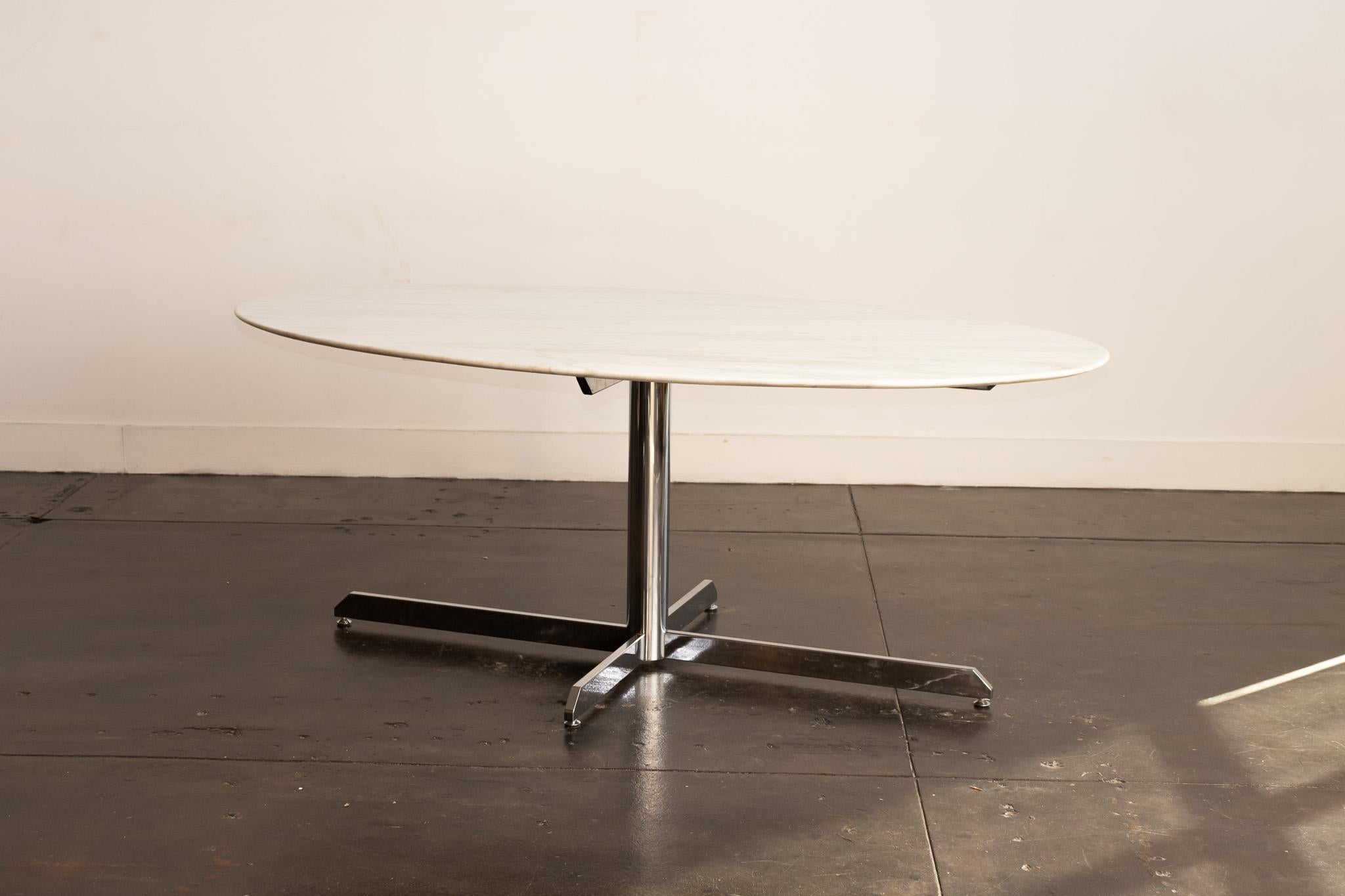 Rare table de salle à manger Florence Knoll pour Roche Bobois, France, années 1960 en vente 2