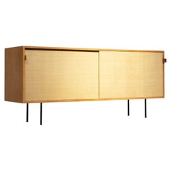 Rare Florence Knoll Model 116 Sideboard in Seagrass– Mid-Century Modern Credenza