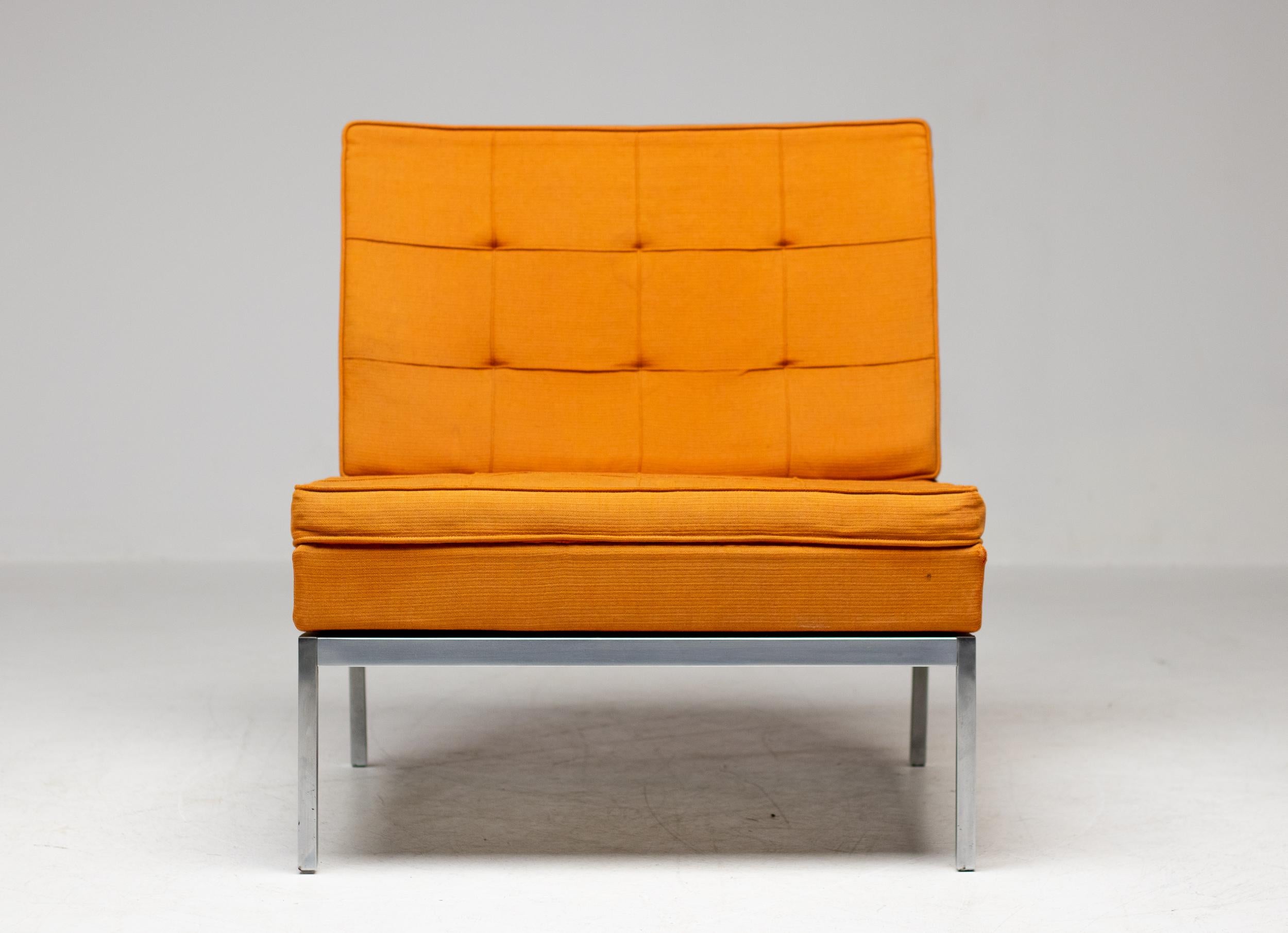 Rare Florence Knoll Model 65 Slipper Lounge Chair, 1956 For Sale 7