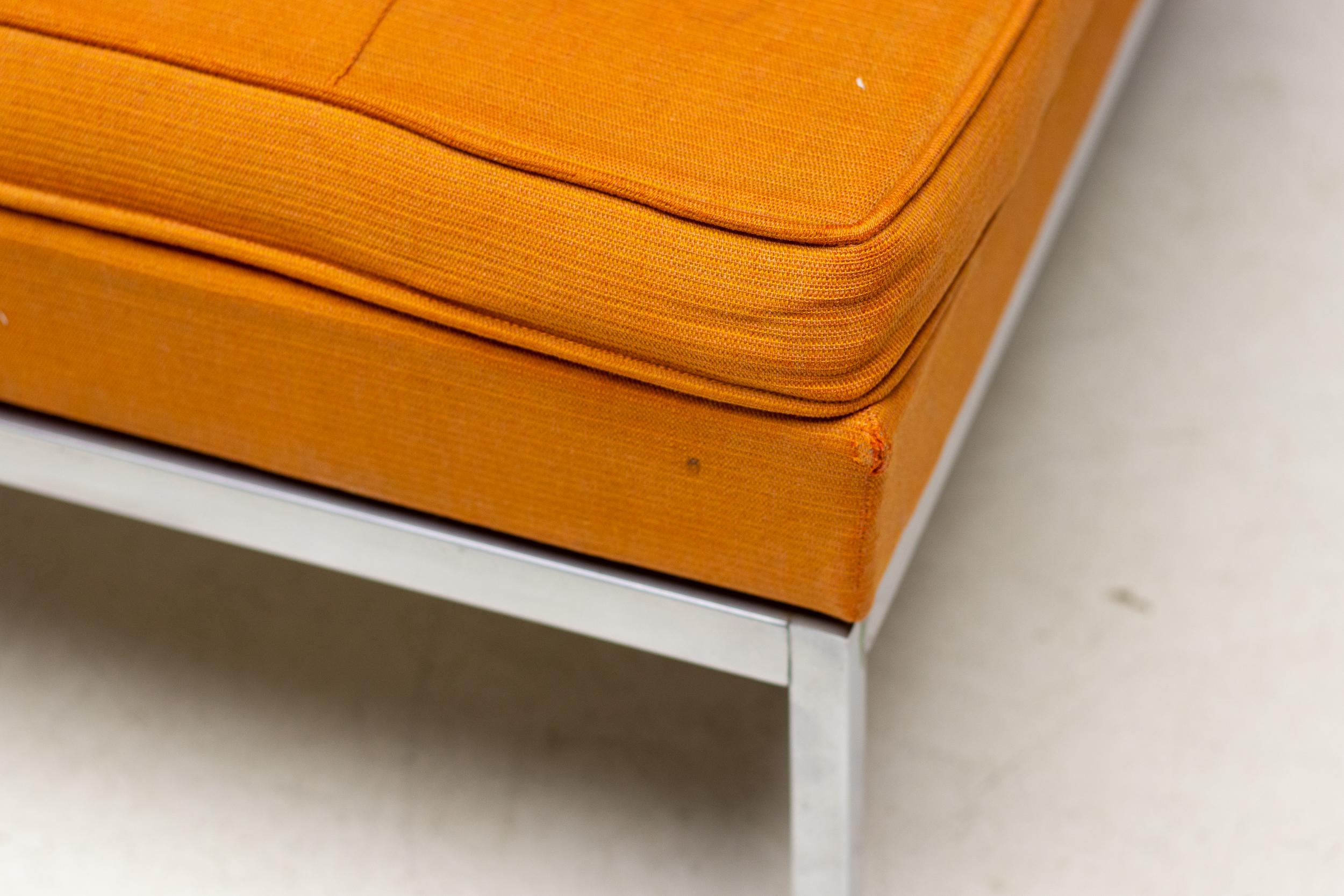 Mid-Century Modern Rare Florence Knoll Model 65 Slipper Lounge Chair, 1956 For Sale