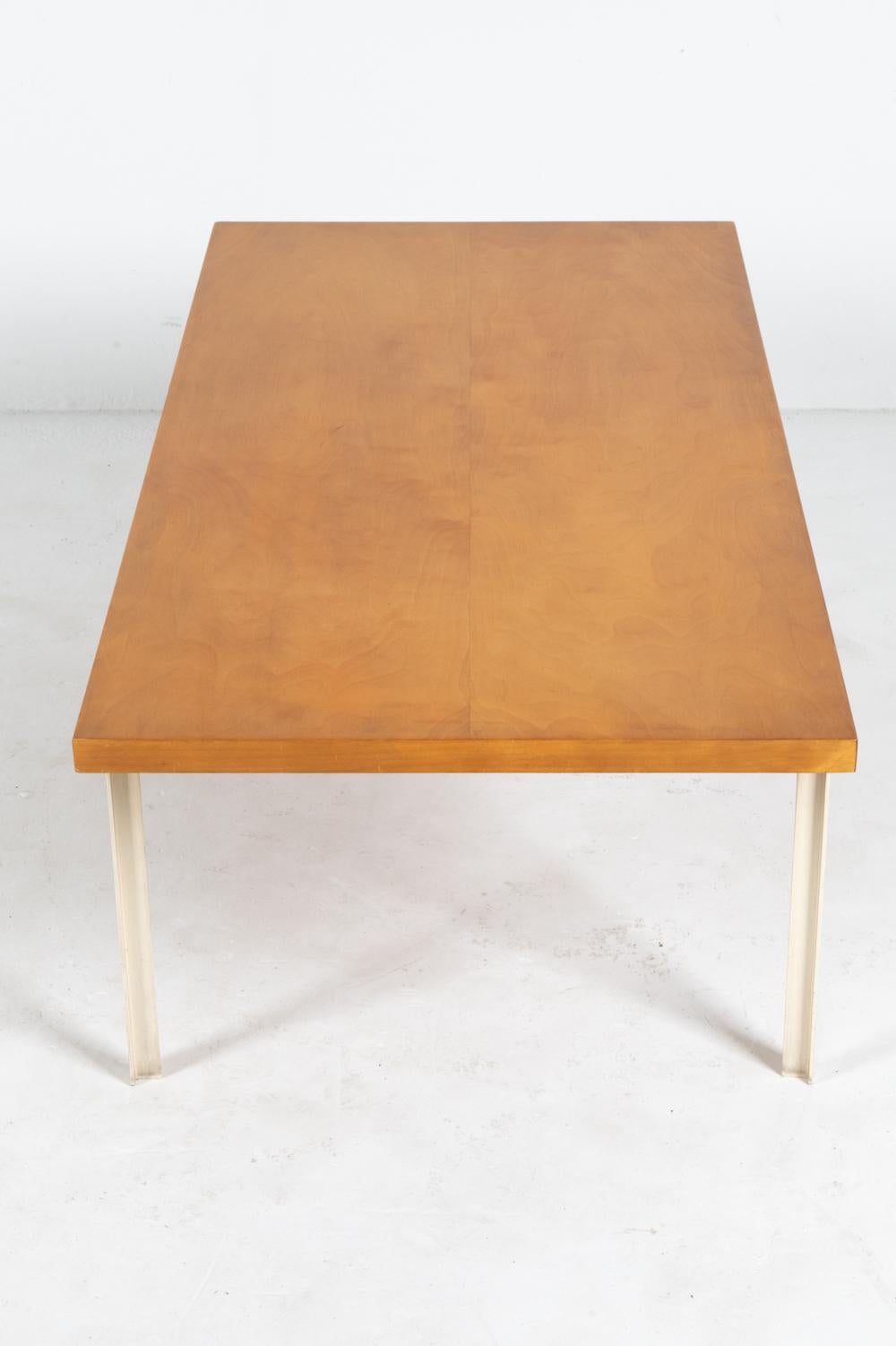 Rare Florence Knoll T-Angle Coffee Table in Birch; Knoll International c. 1960's For Sale 7