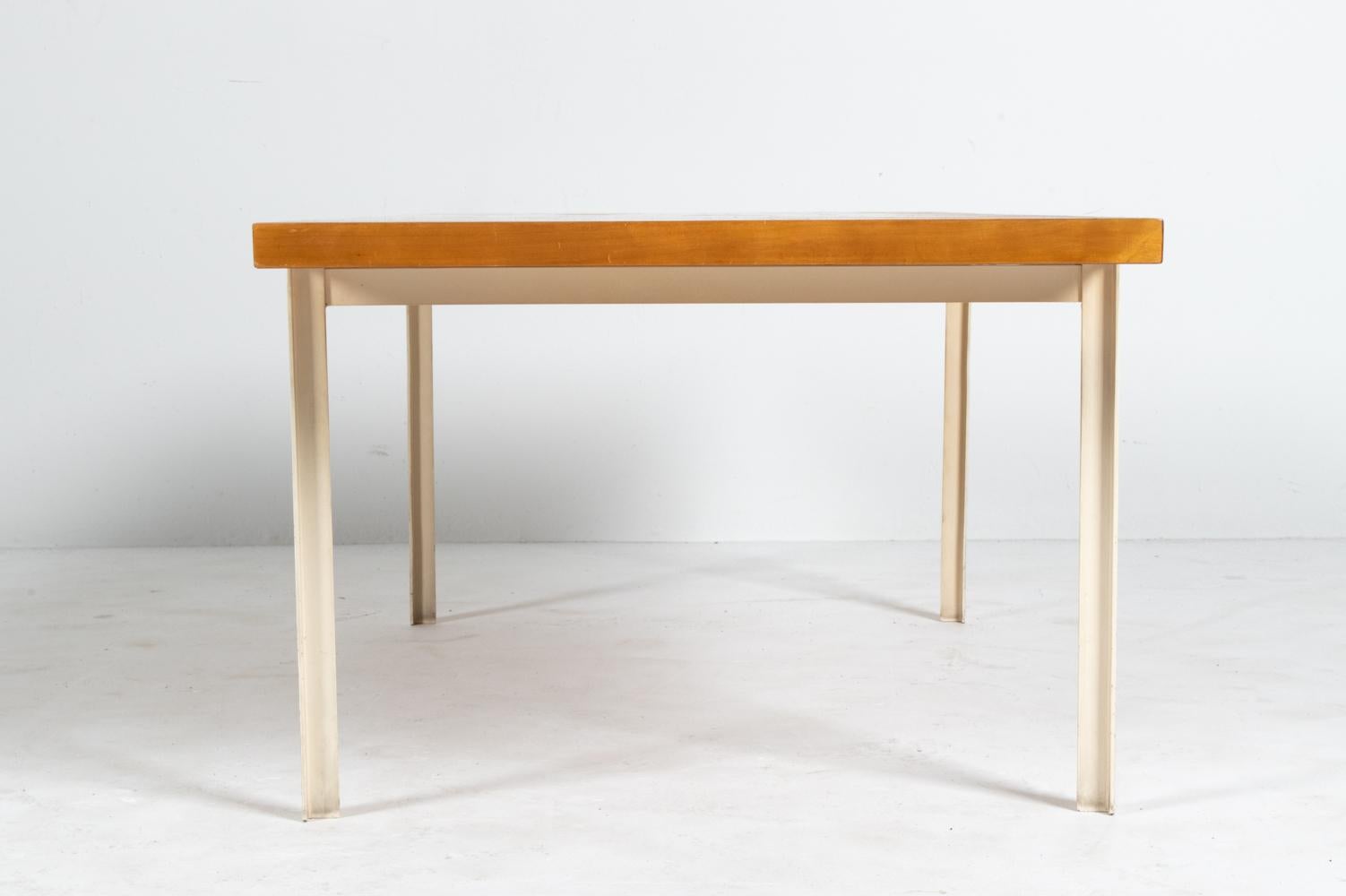 Rare Florence Knoll T-Angle Coffee Table in Birch; Knoll International c. 1960's For Sale 8