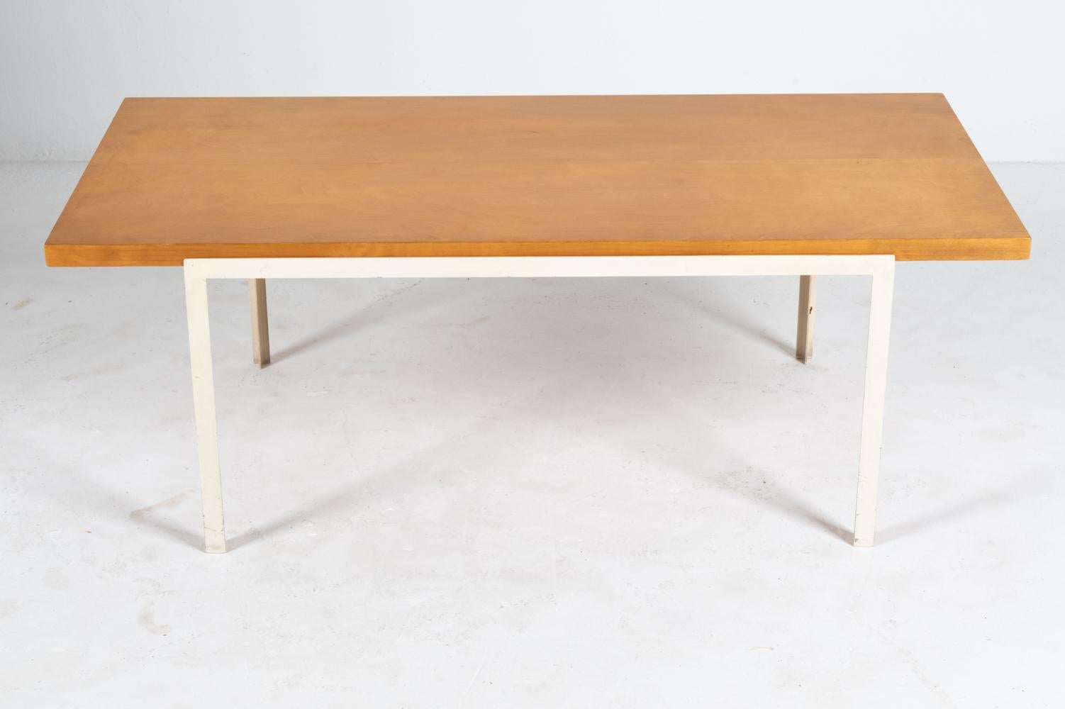 Rare Florence Knoll T-Angle Coffee Table in Birch; Knoll International c. 1960's For Sale 2