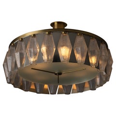 Rare Flush Mount by Carlo Scarpa for Venini