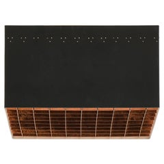 Rare Flush Mount Ceiling Lights in Copper, Lacquer and Metal, 1960s