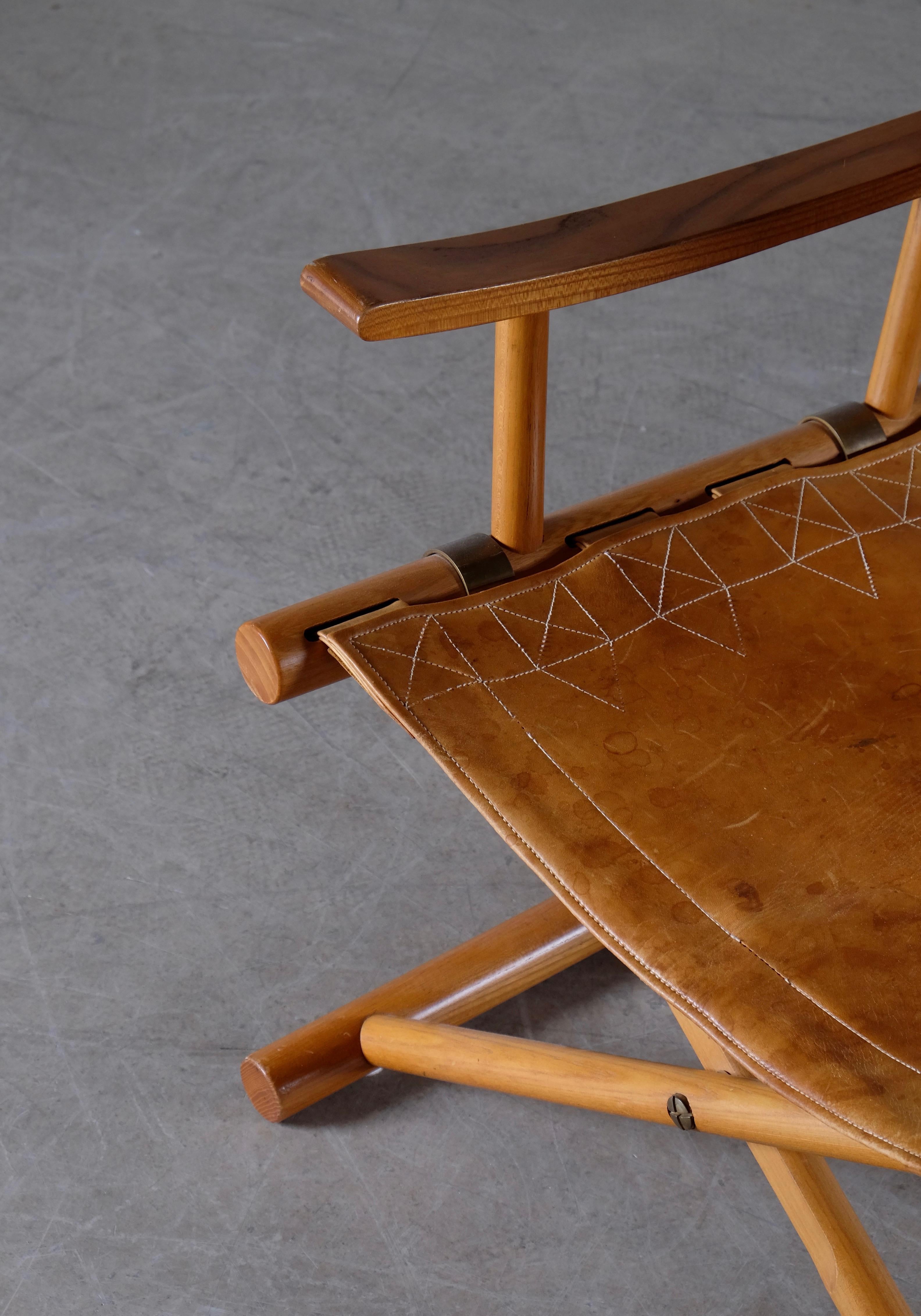 Mid-20th Century Rare Folding Chair by Sune Lindström for NK, Sweden, 1963