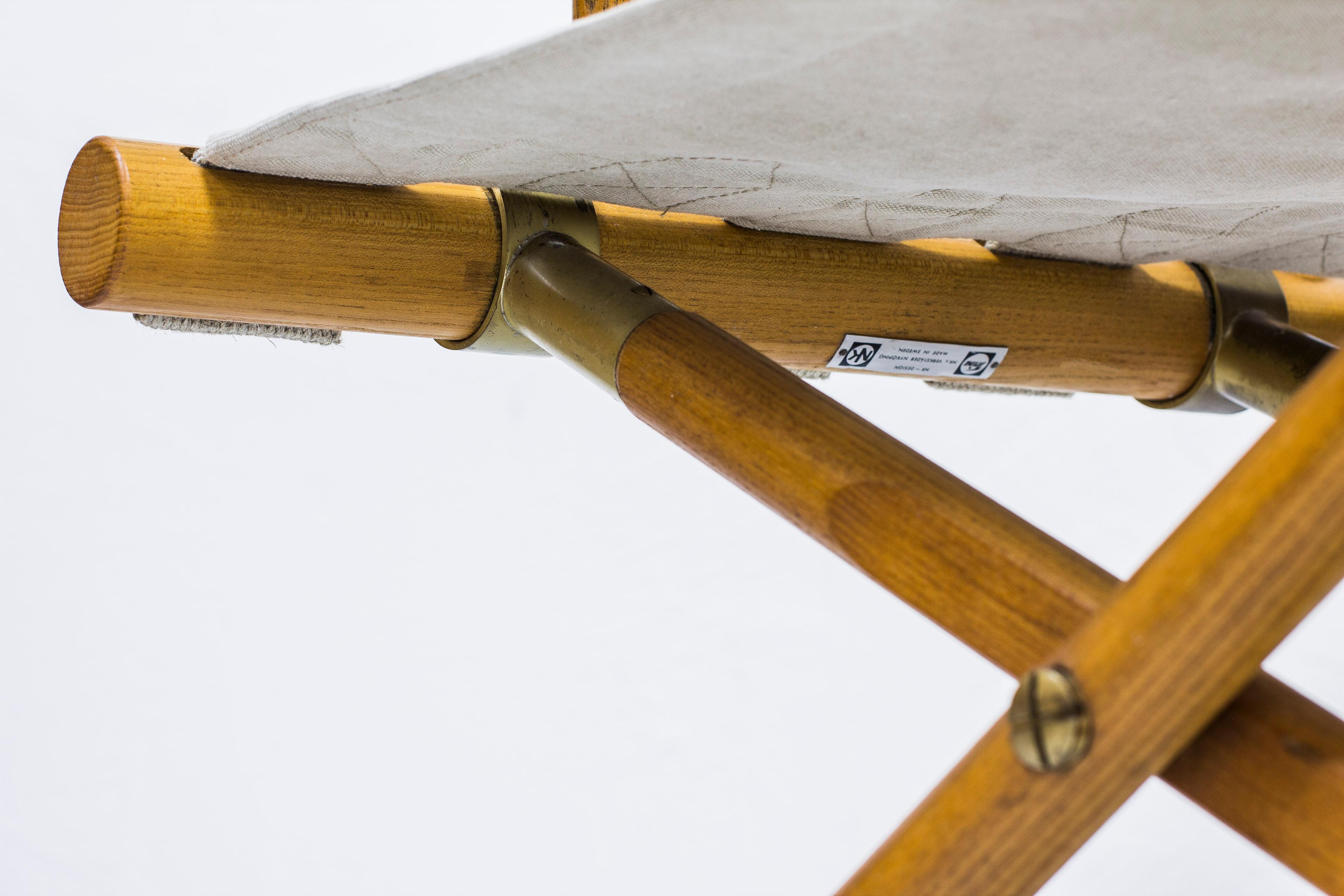 Rare Folding Chair by Sune Lindström for Nordiska Kompaniet 1