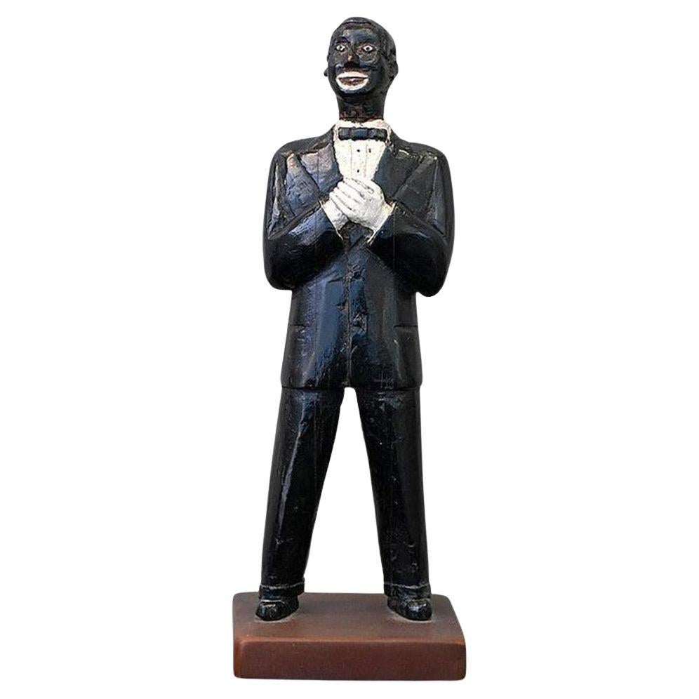 Rare folk art carved figure of Al Jolson “The Jazz Singer”
