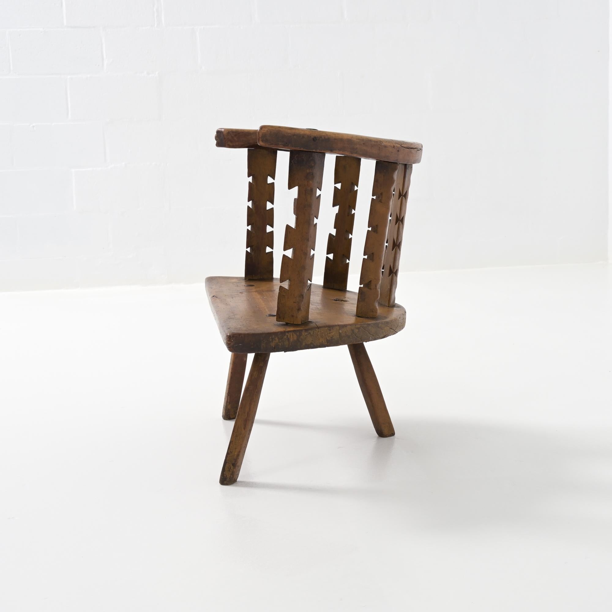 Rara silla de arte popular en venta 6