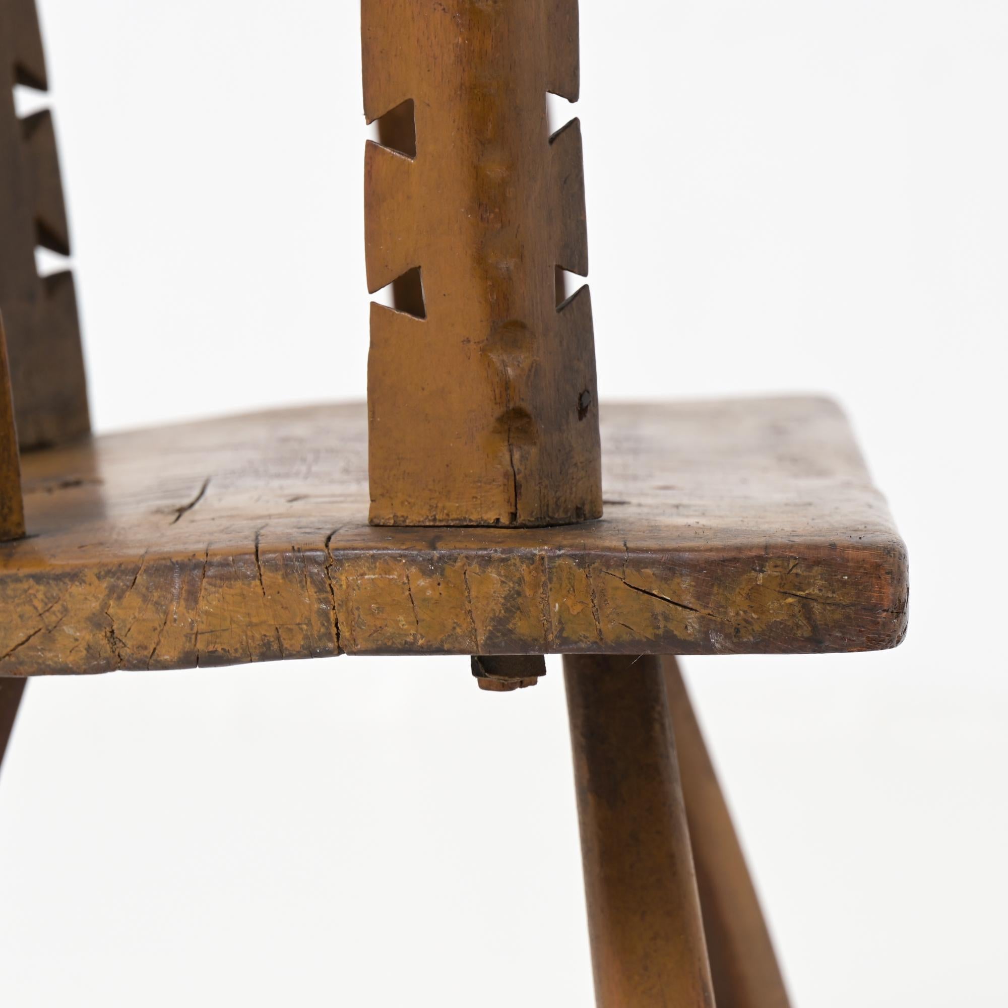 Rara silla de arte popular en venta 11