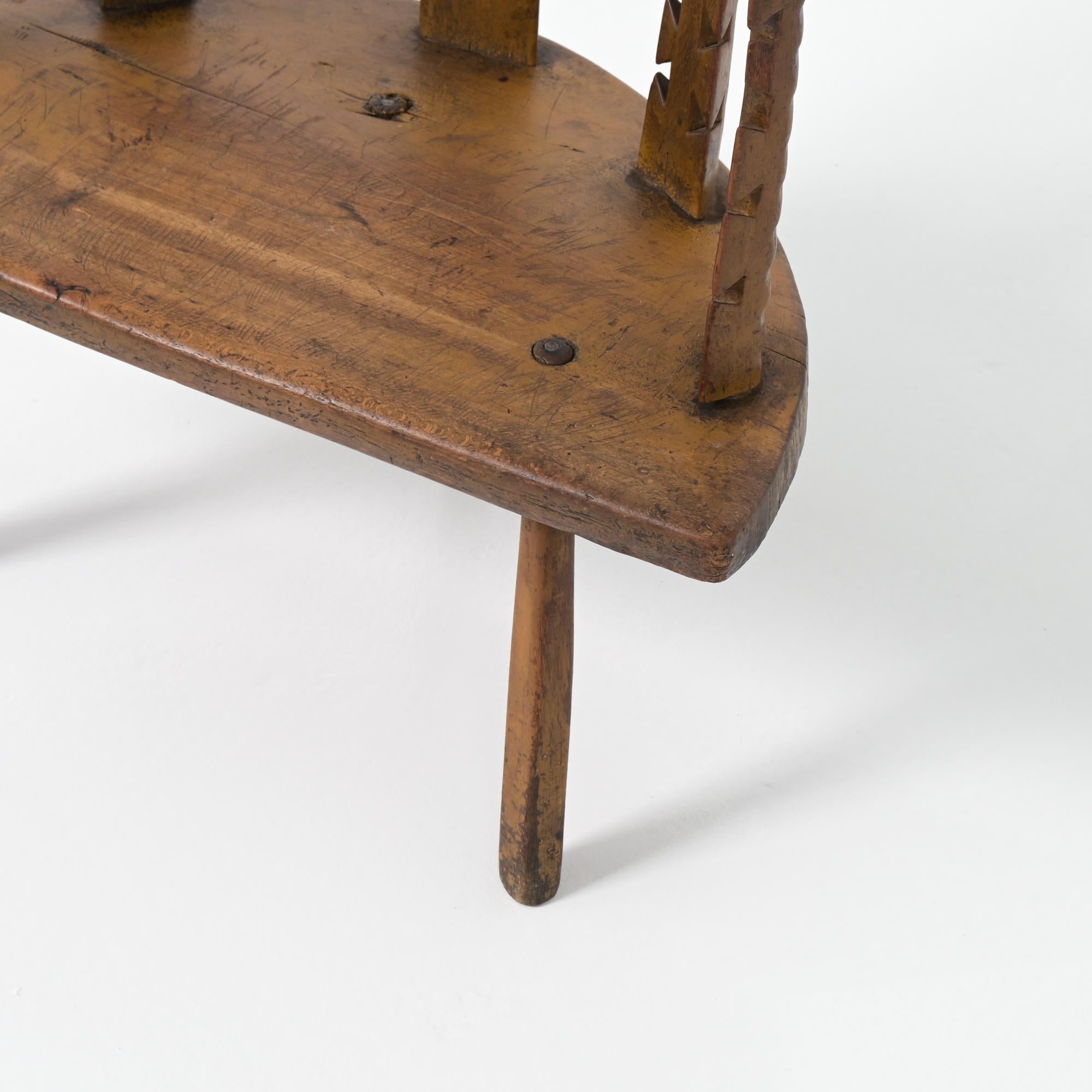 Rara silla de arte popular Madera en venta