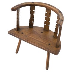Rare chaise d'art populaire