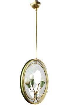 Rare Fontana Arte Lantern or Pendant by Pietro Chiesa, Italy 1935'