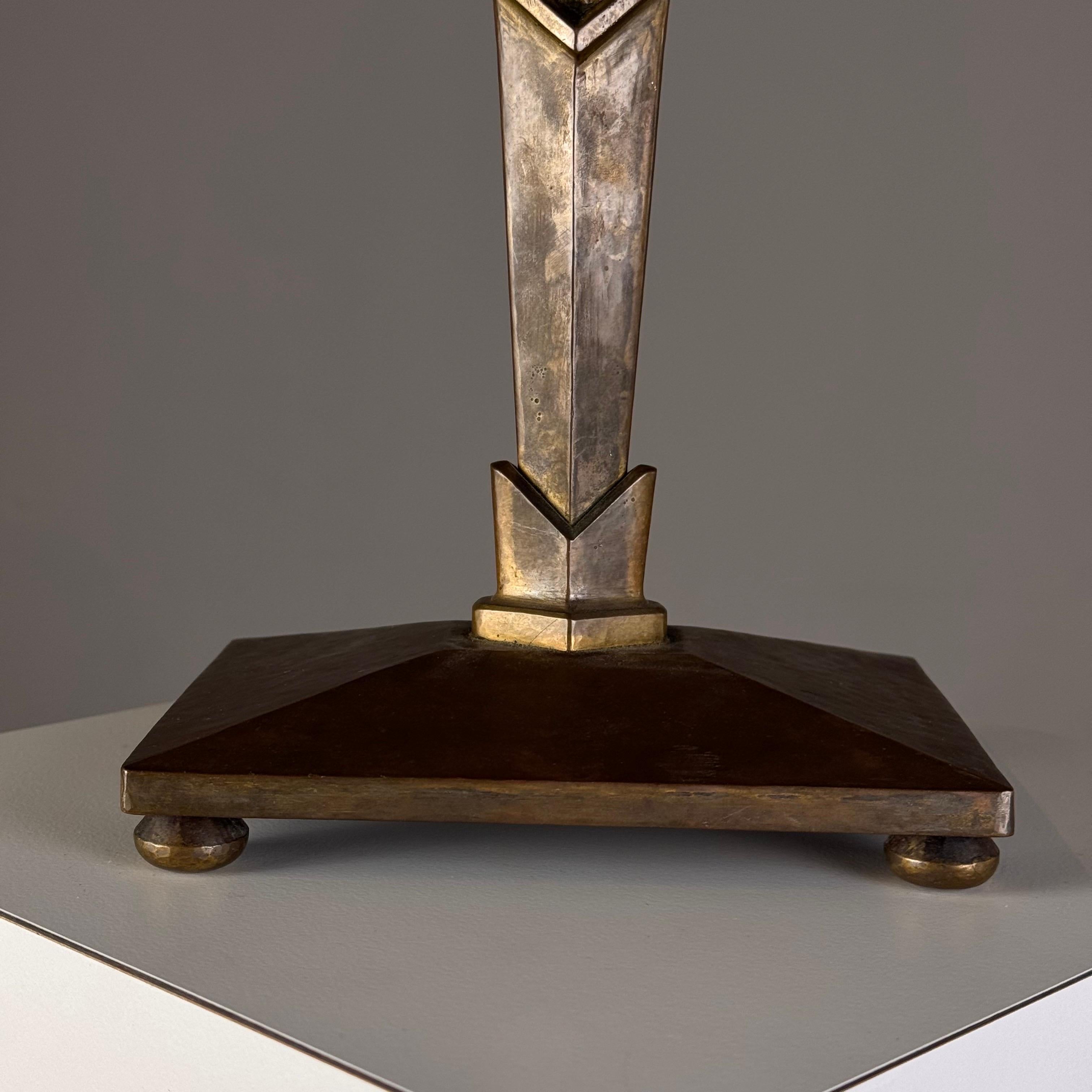 Raro candelabro secesionista de cuatro velas de R.S., Viena, 1900 en venta 3