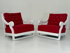 Seltene Frances Elkins Lounge Chairs, Coleman Estate, Pebble Beach, 1946