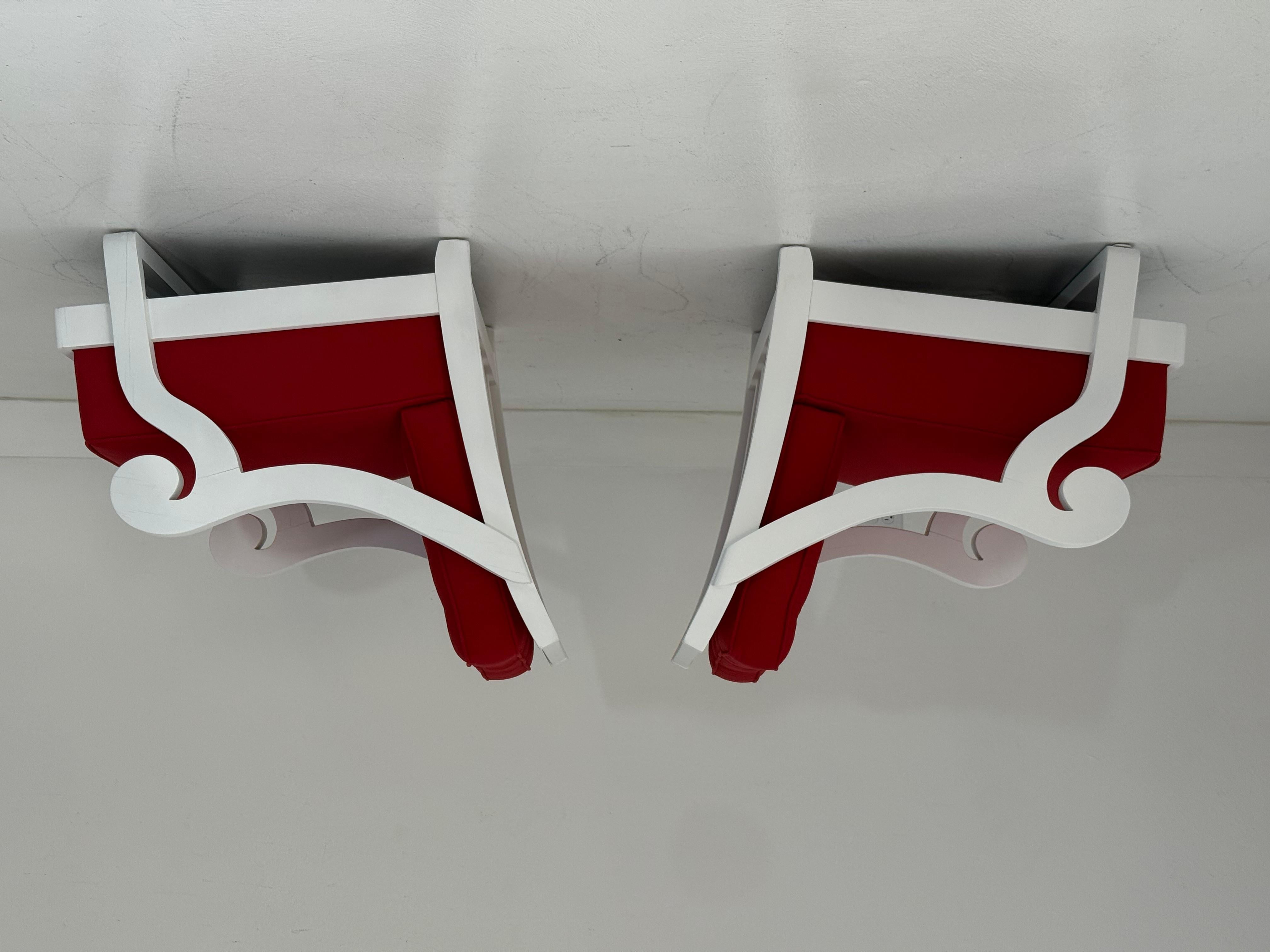 Rare Frances Elkins Lounge Chairs, Coleman Estate, Pebble Beach, 1946 In Good Condition For Sale In Palm Desert, CA