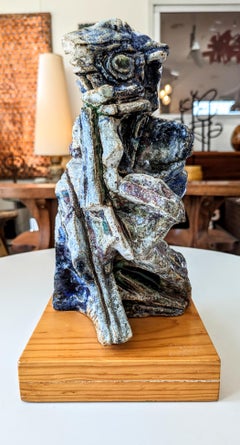 Seltene keramische Skulptur von Francisco Espinoza Dueñas, Spanien, 1970er Jahre