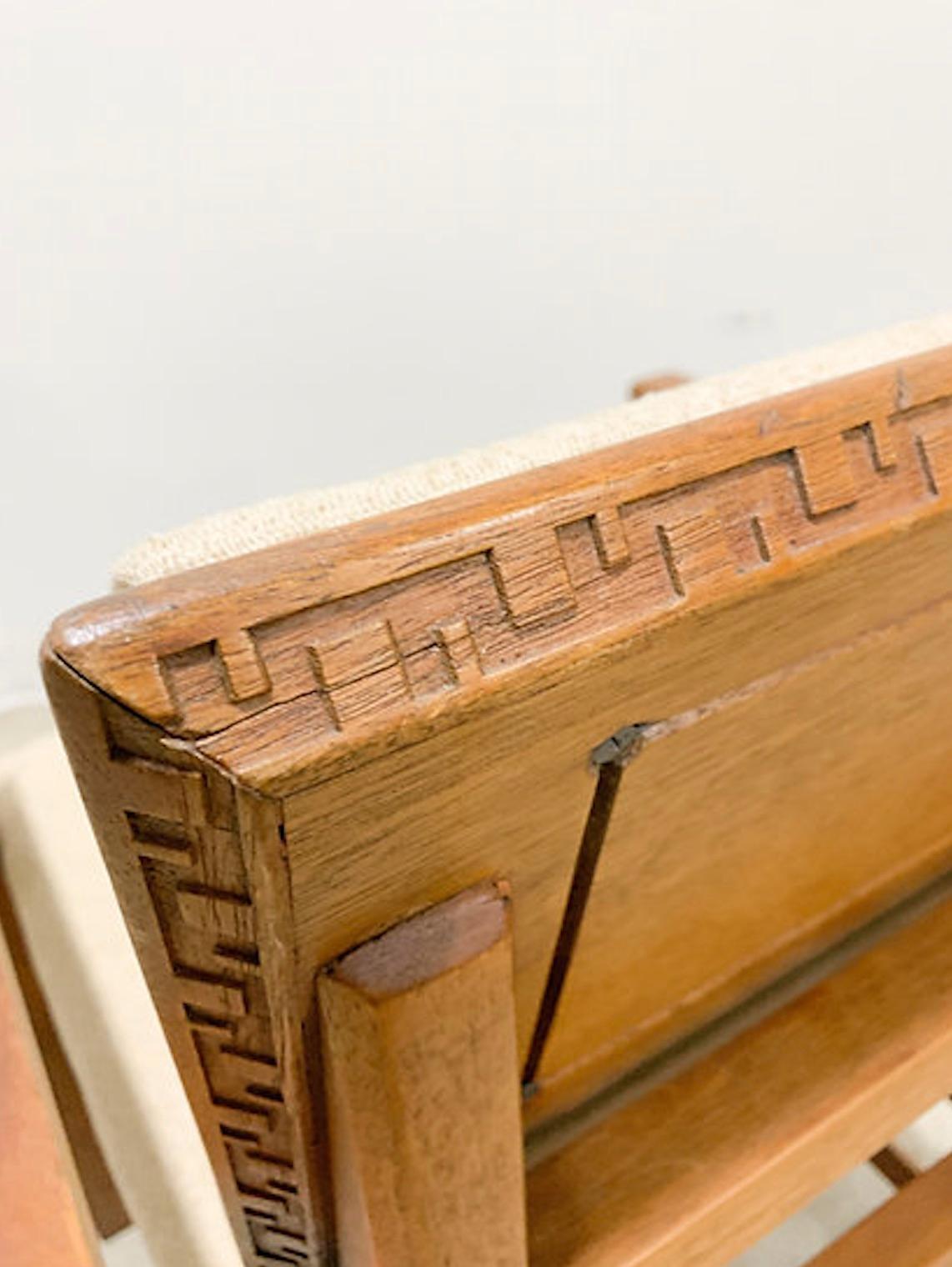 Mid-Century Modern Rare Frank Lloyd Wright Taliesin Armchair by Heritage-Henredon