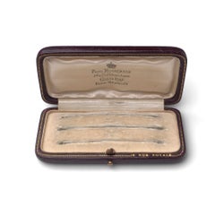 Rare Frans Hoosemans antique stick pin jewellery box, Paris, early 20th c