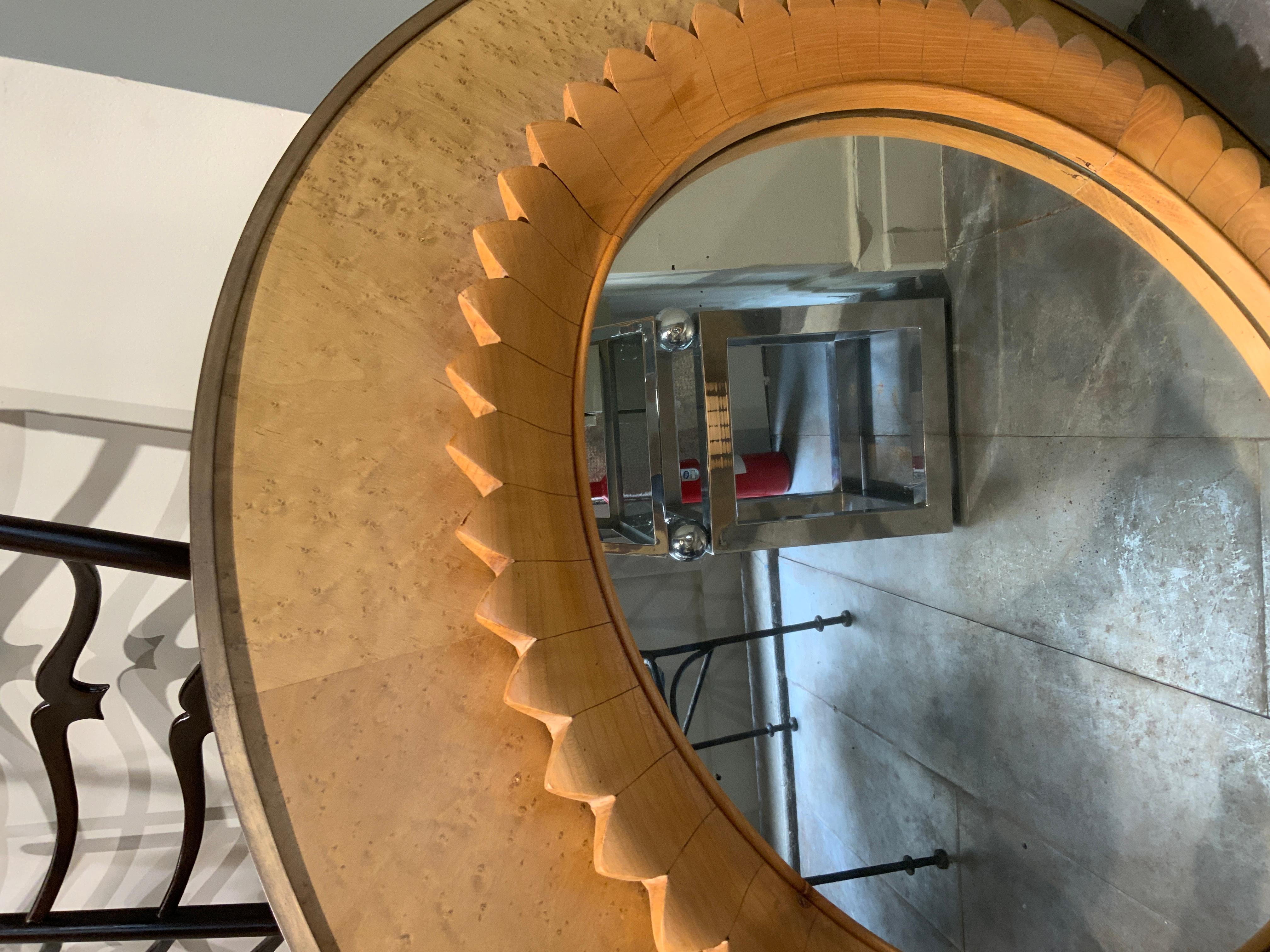 Rare Fratelli Marelli Mirror Italy 1960 In Good Condition In PARIS, FR