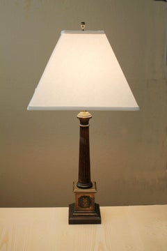 Rare! FREDERICK COOPER Hollywood Regency "HELIOS" Lamp Greek Revival 50's VTG