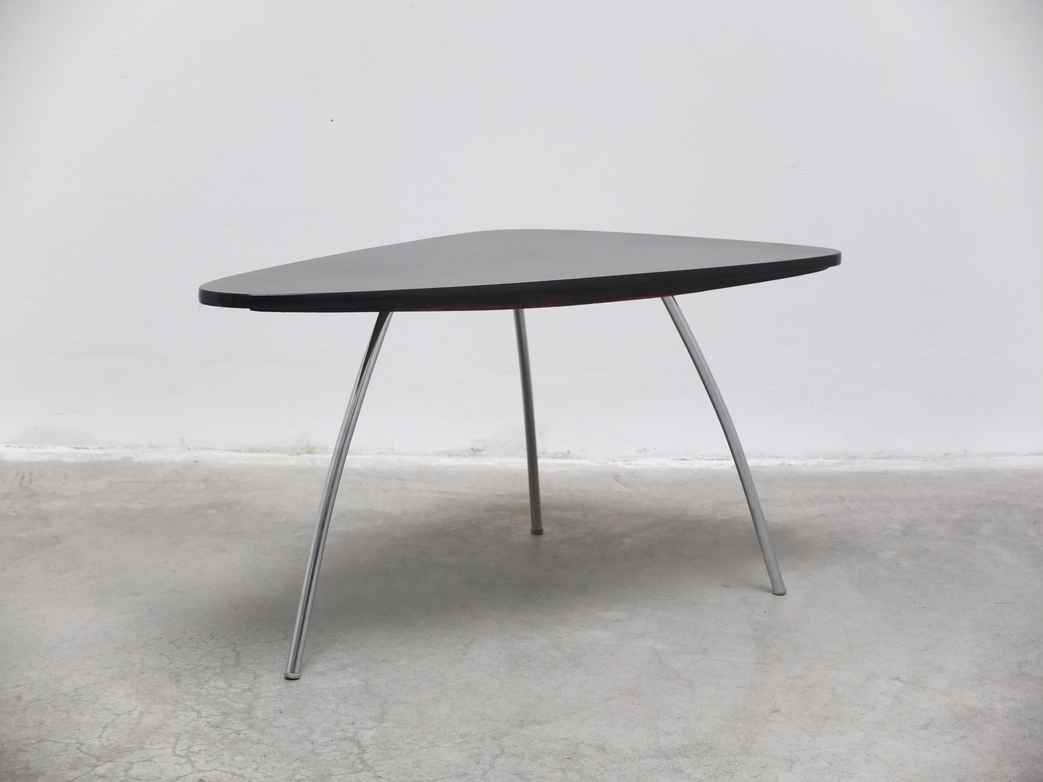 Metal Rare Freeform Coffee Table by Mauser Werke, 1950s For Sale