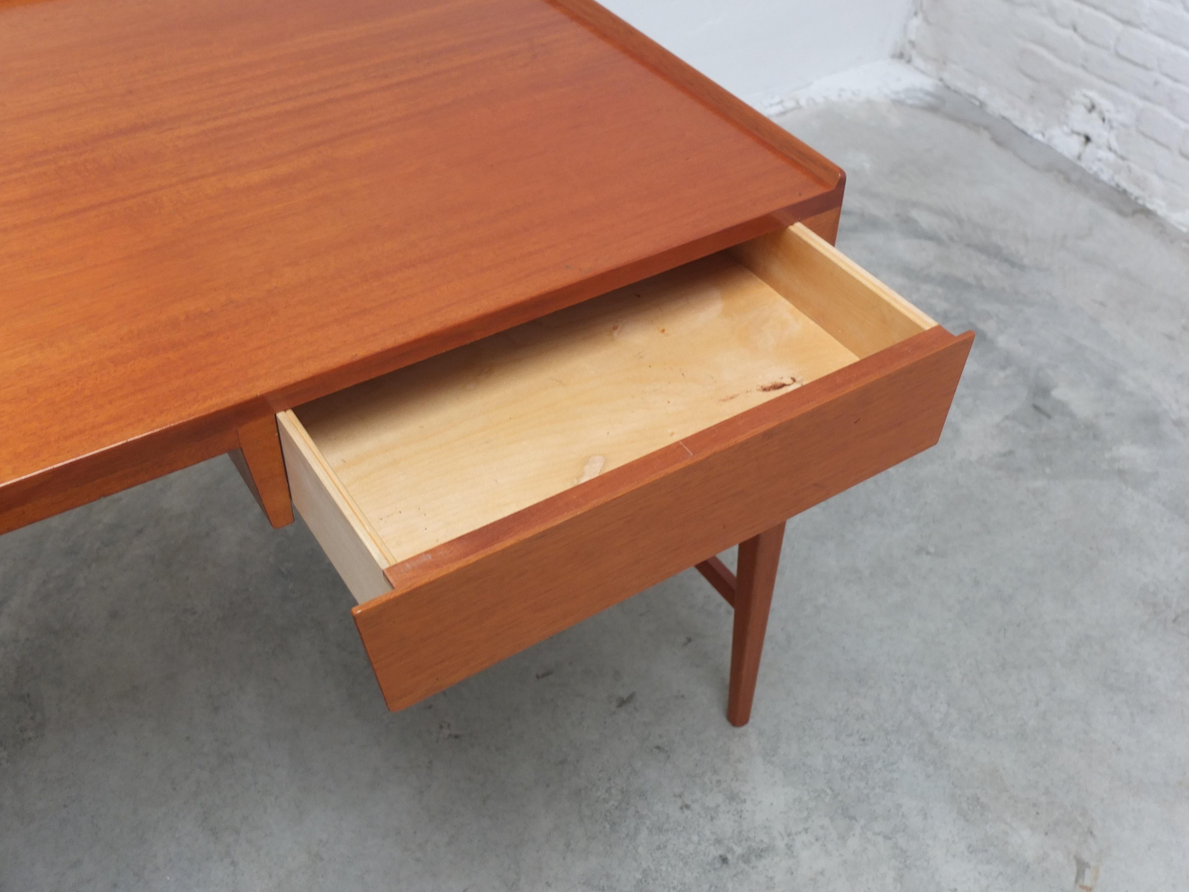 Rare Freestanding Desk by Frode Holm for Illums Bollighus, 1950s For Sale 6