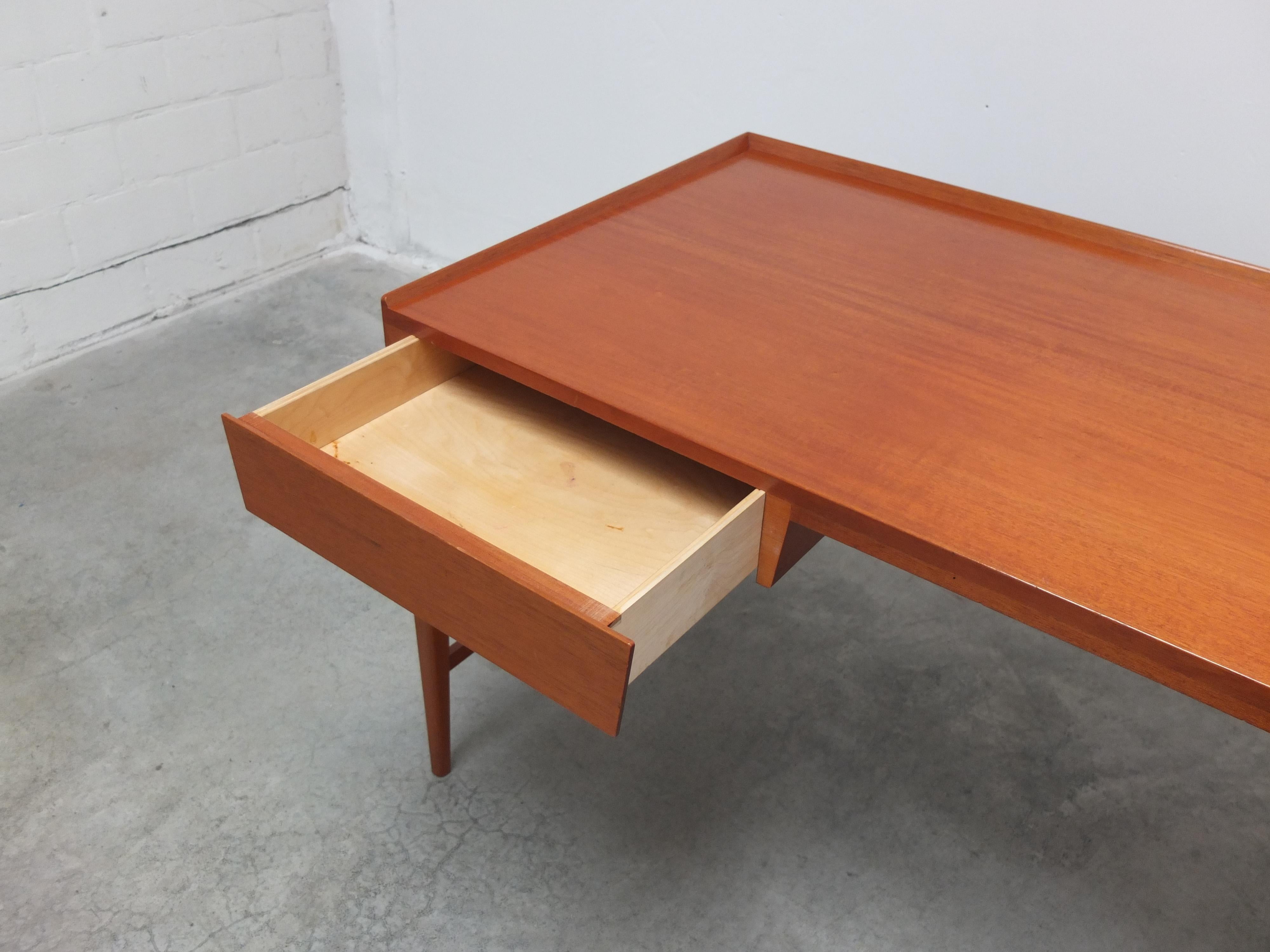 Rare Freestanding Desk by Frode Holm for Illums Bollighus, 1950s For Sale 7